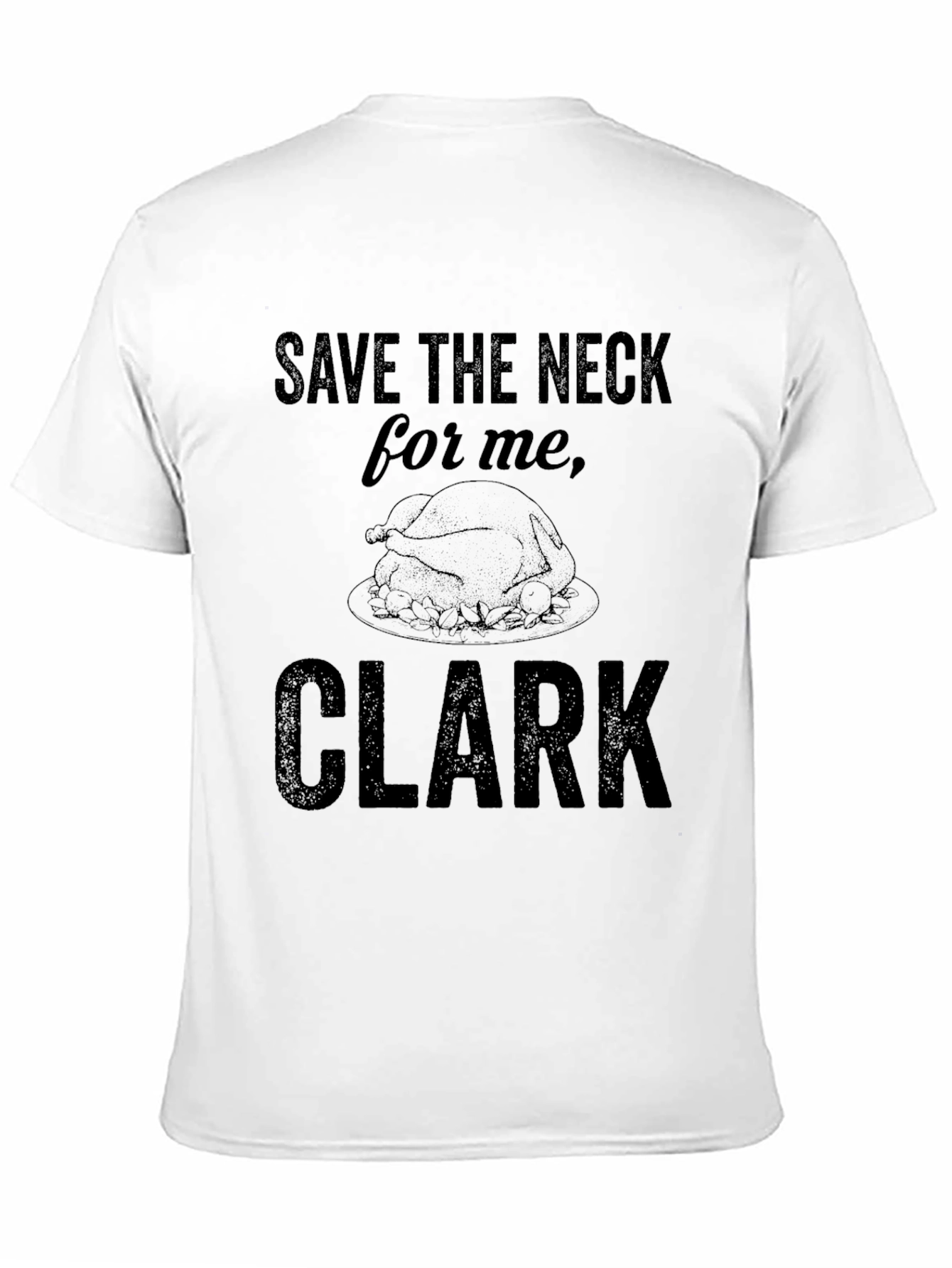 Camiseta Negra Save the Neck for Me Clark