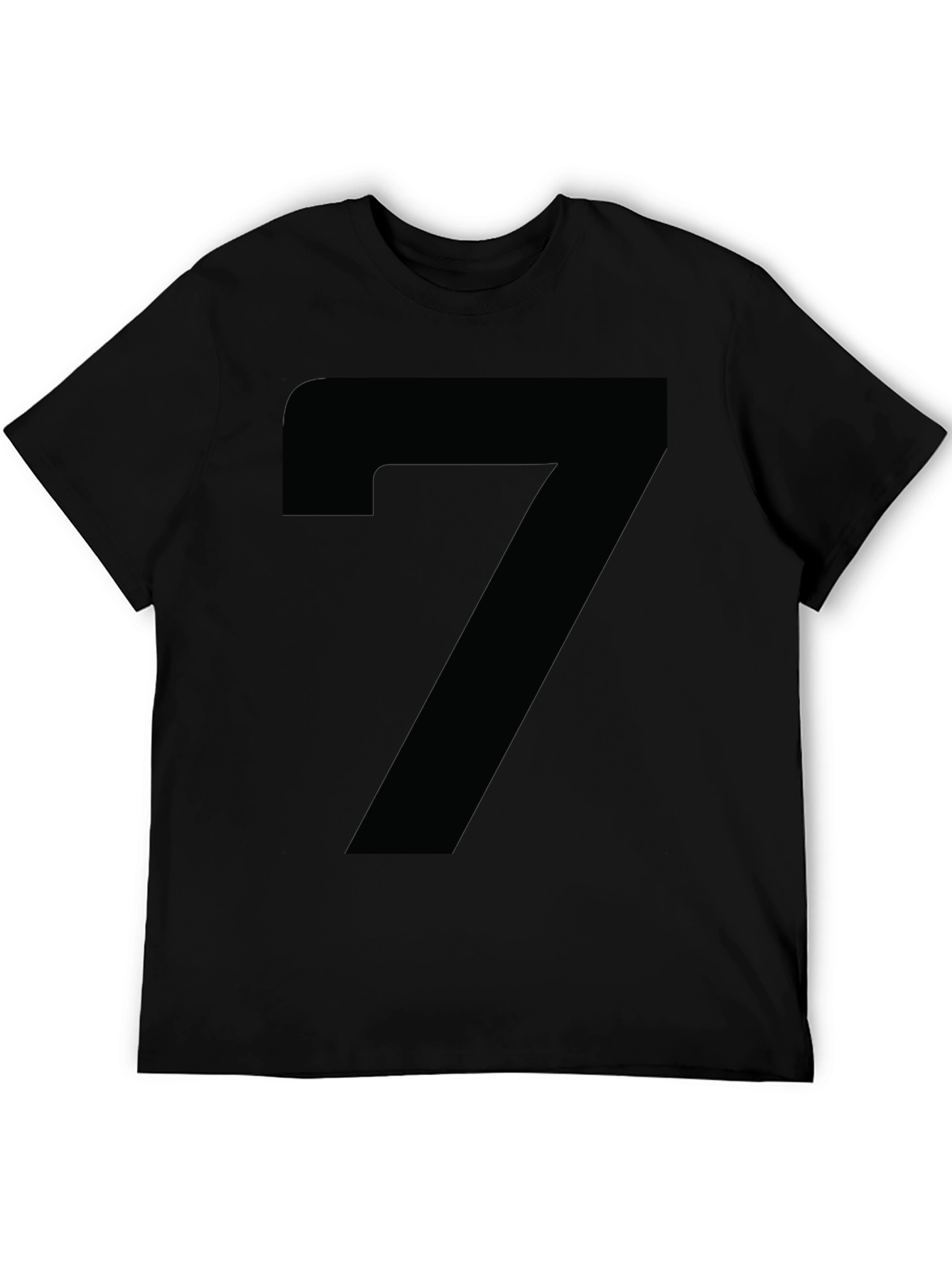 Camiseta Negra Número 7