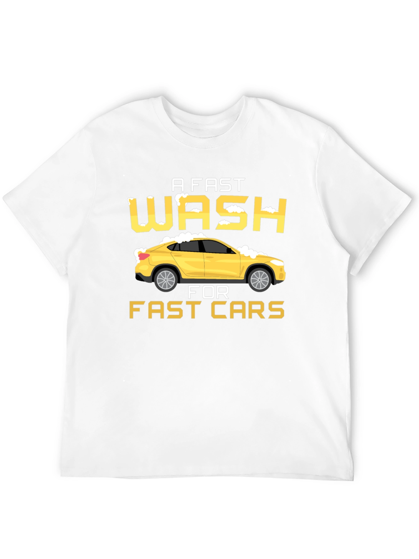 Camiseta Negra Lavado Rápido de Coches