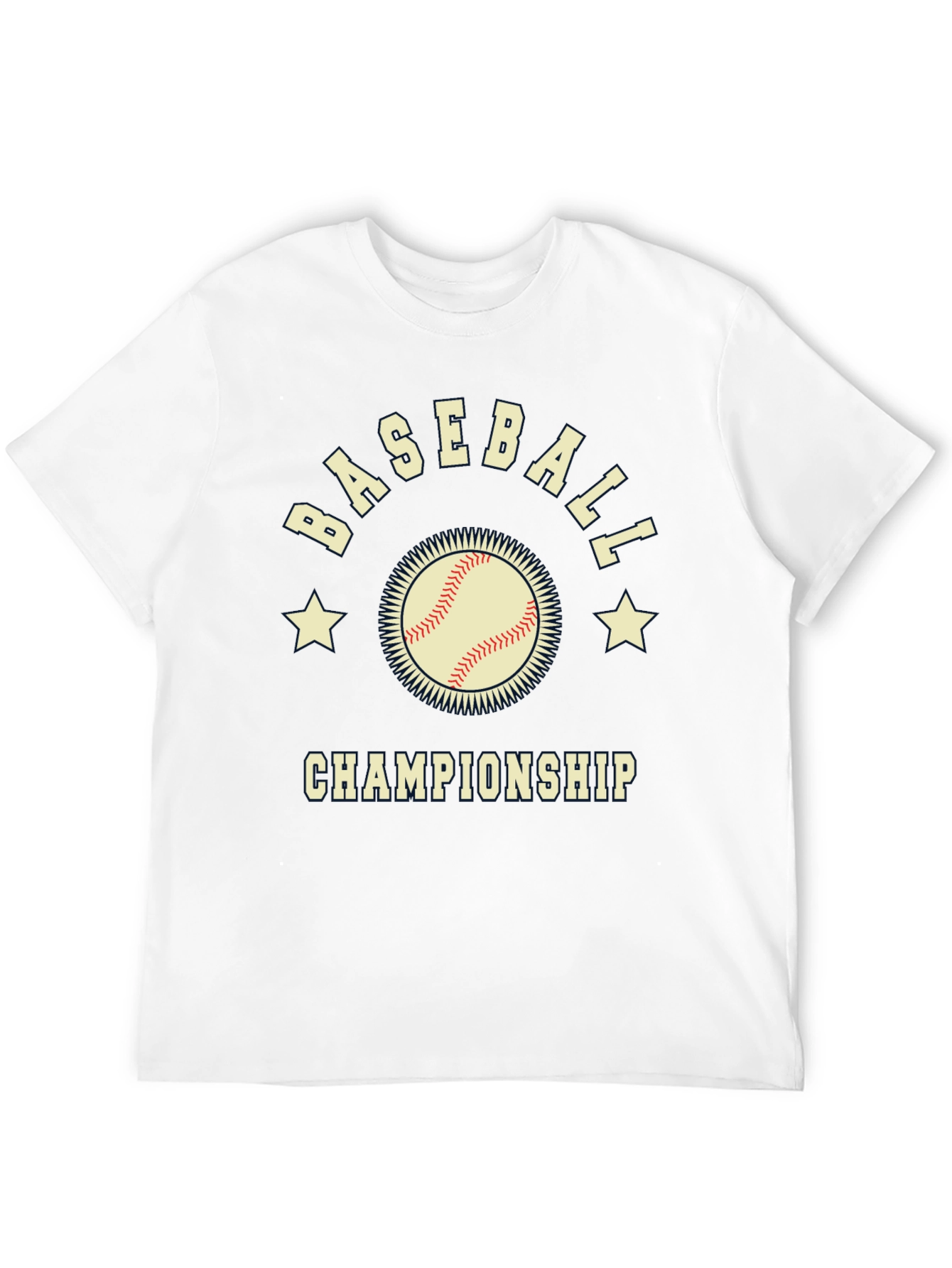 Camiseta Negra de Béisbol - Campeonato