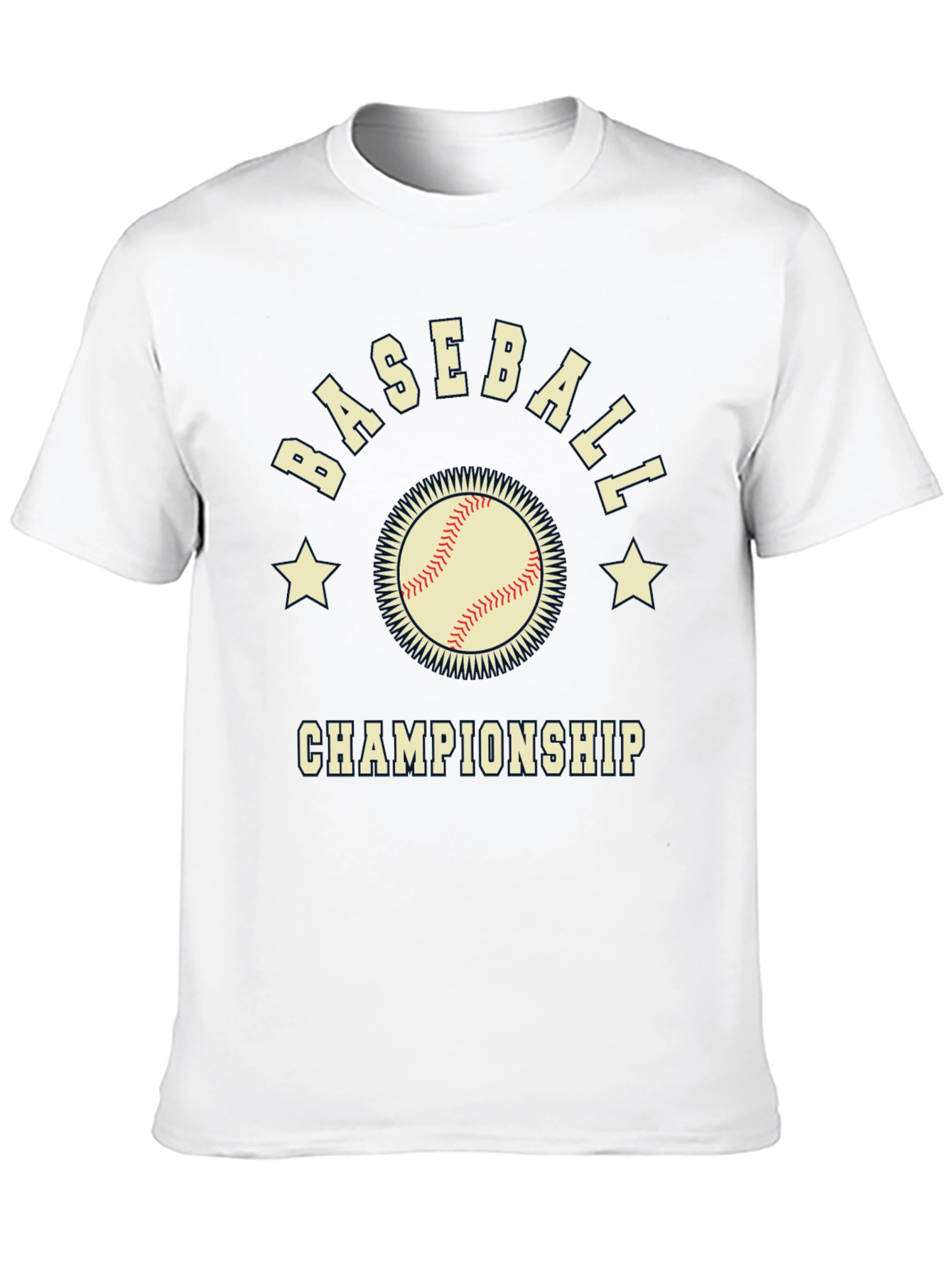 Camiseta Negra de Béisbol - Campeonato