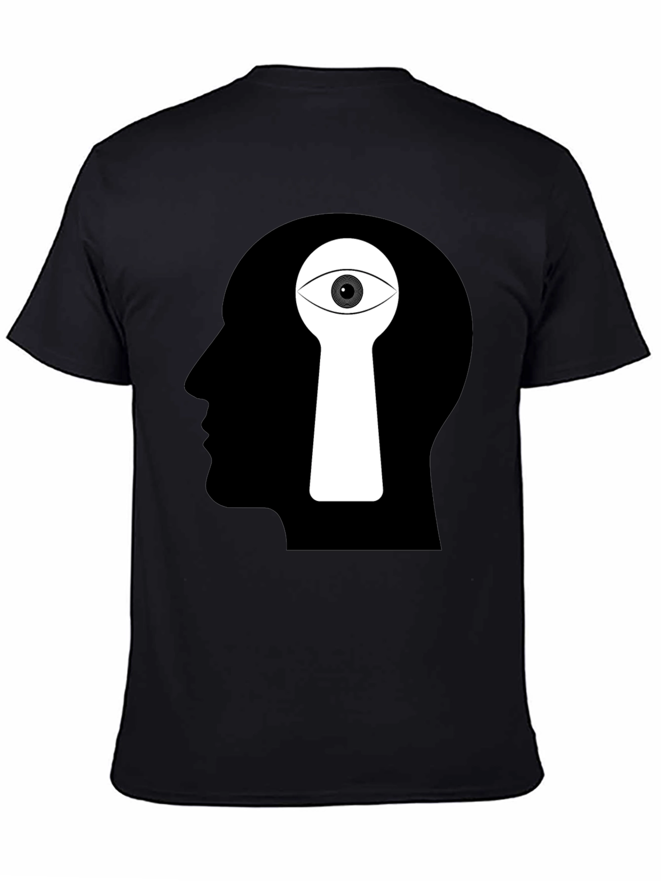 Camiseta Negra Ojo Mental