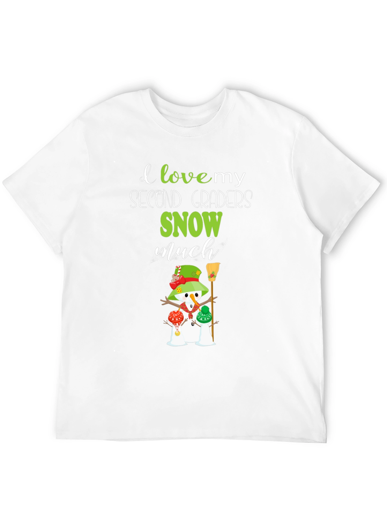 Camiseta Negra Amo a mis Alumnos de Segundo Grado