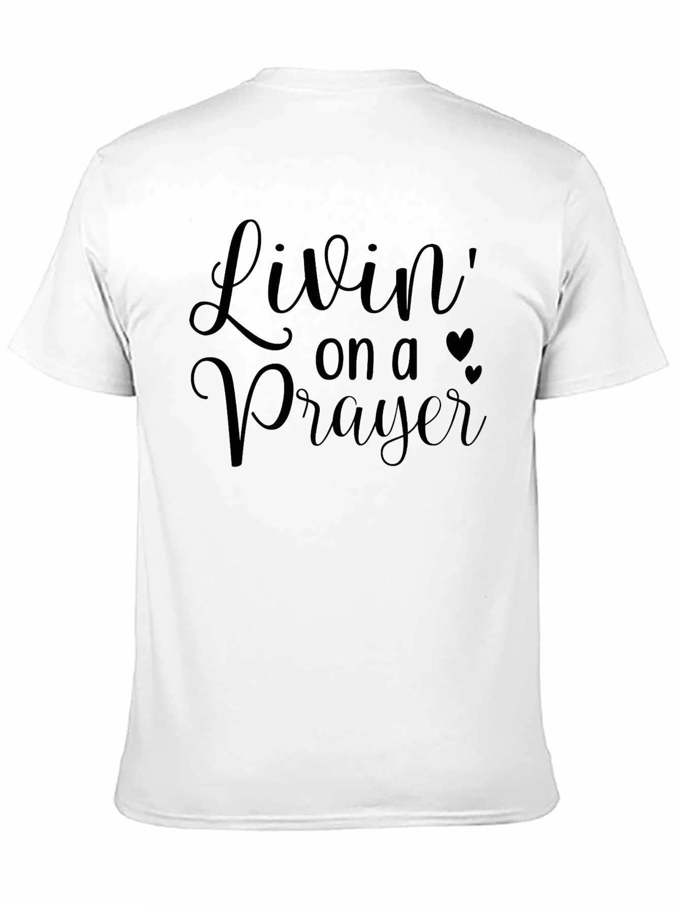 Camiseta Negra: Livin on a Prayer