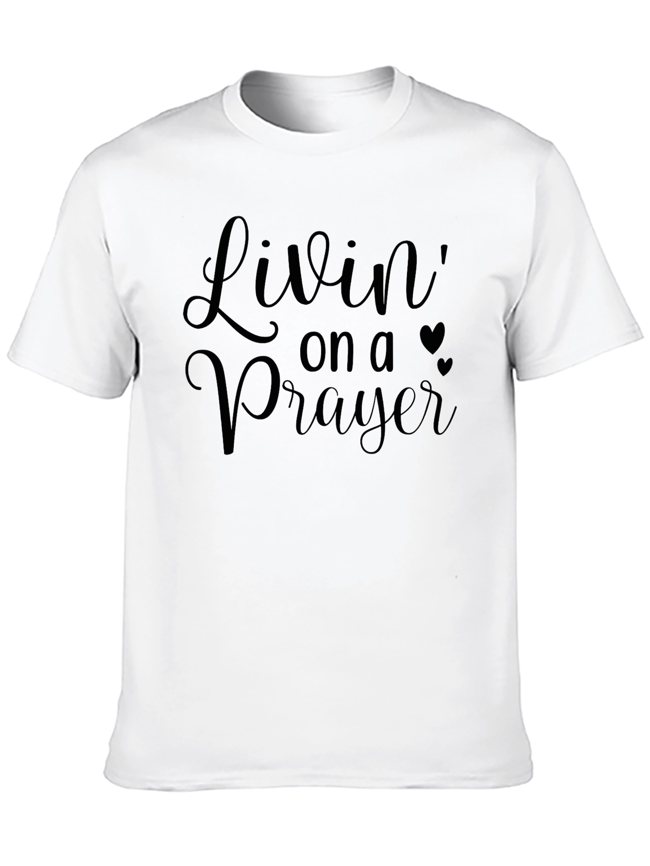 Camiseta Negra: Livin on a Prayer