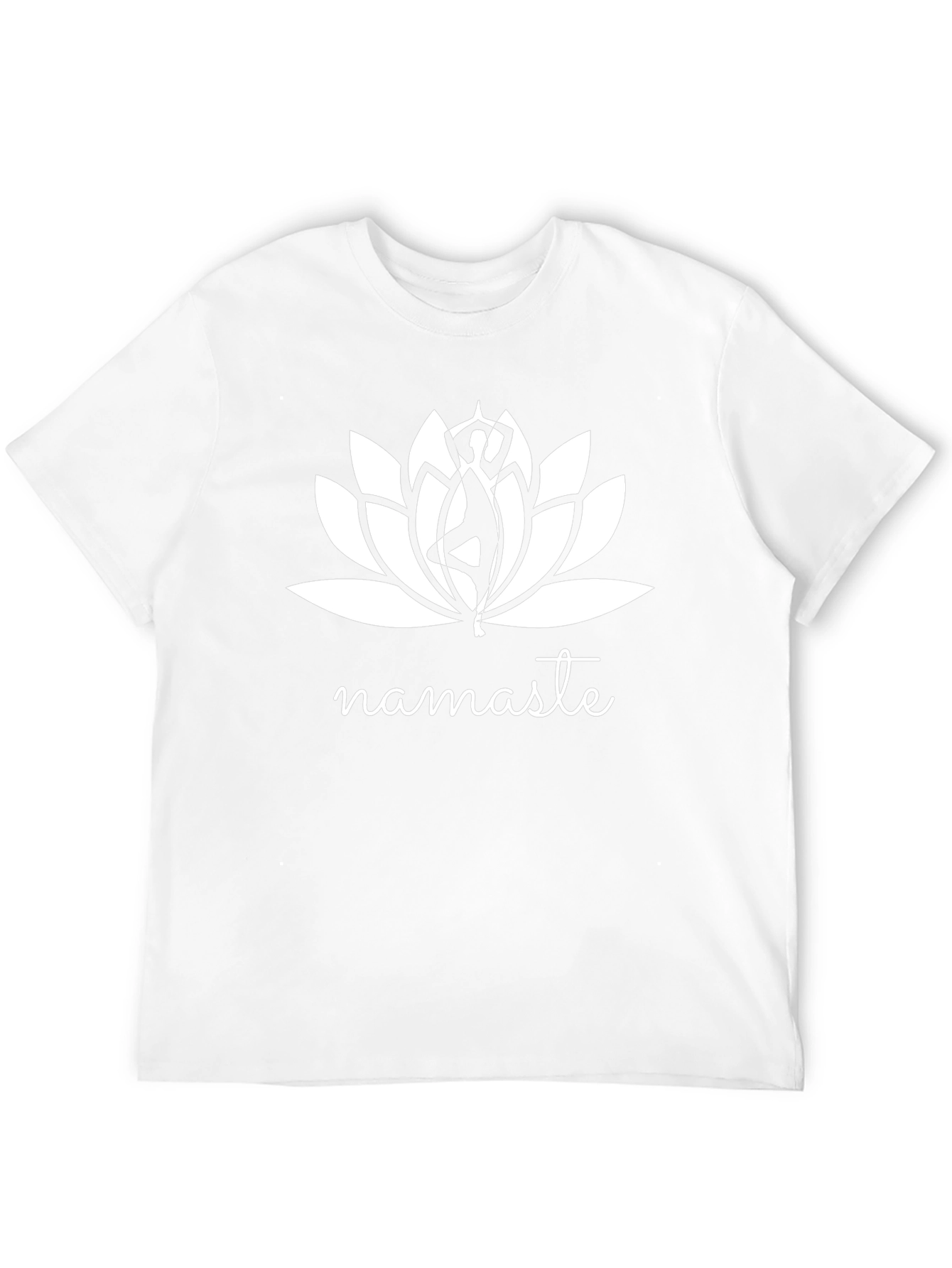 Camiseta Negra con Diseño de Yoga Namaste