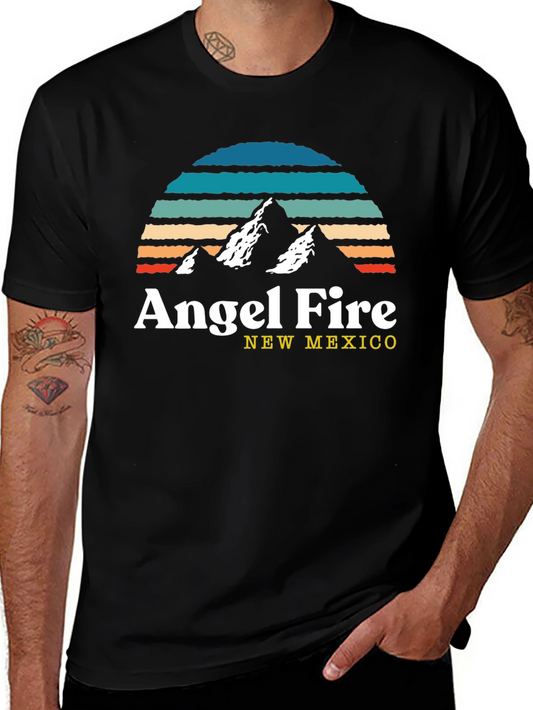 Camiseta Angel Fire New Mexico Retro Vintage