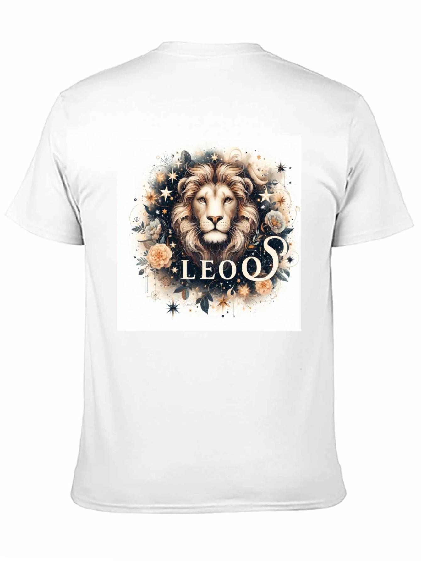Camiseta Negra Zodiaco Leo: Elegancia Estelar