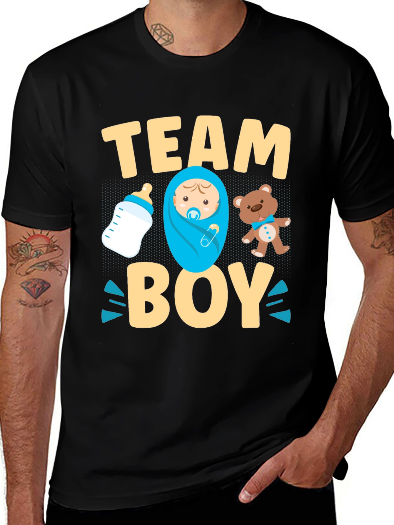 Camiseta Team Boy - Revelación de Género