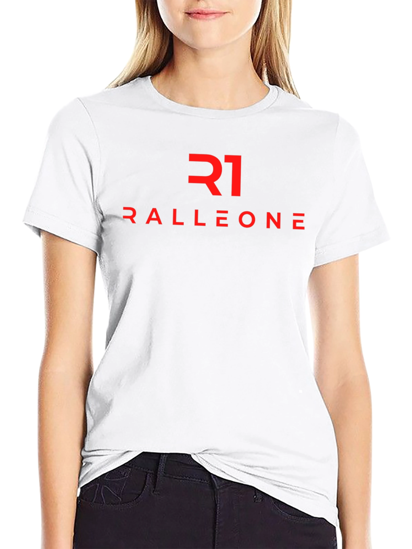 Camiseta Negra RALLEONE - Diseño Moderno y Atractivo