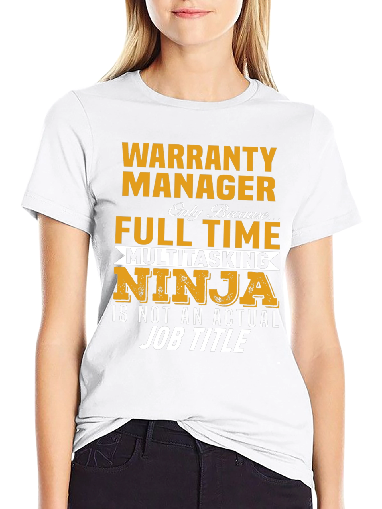 Camiseta Warranty Manager Full Time Ninja