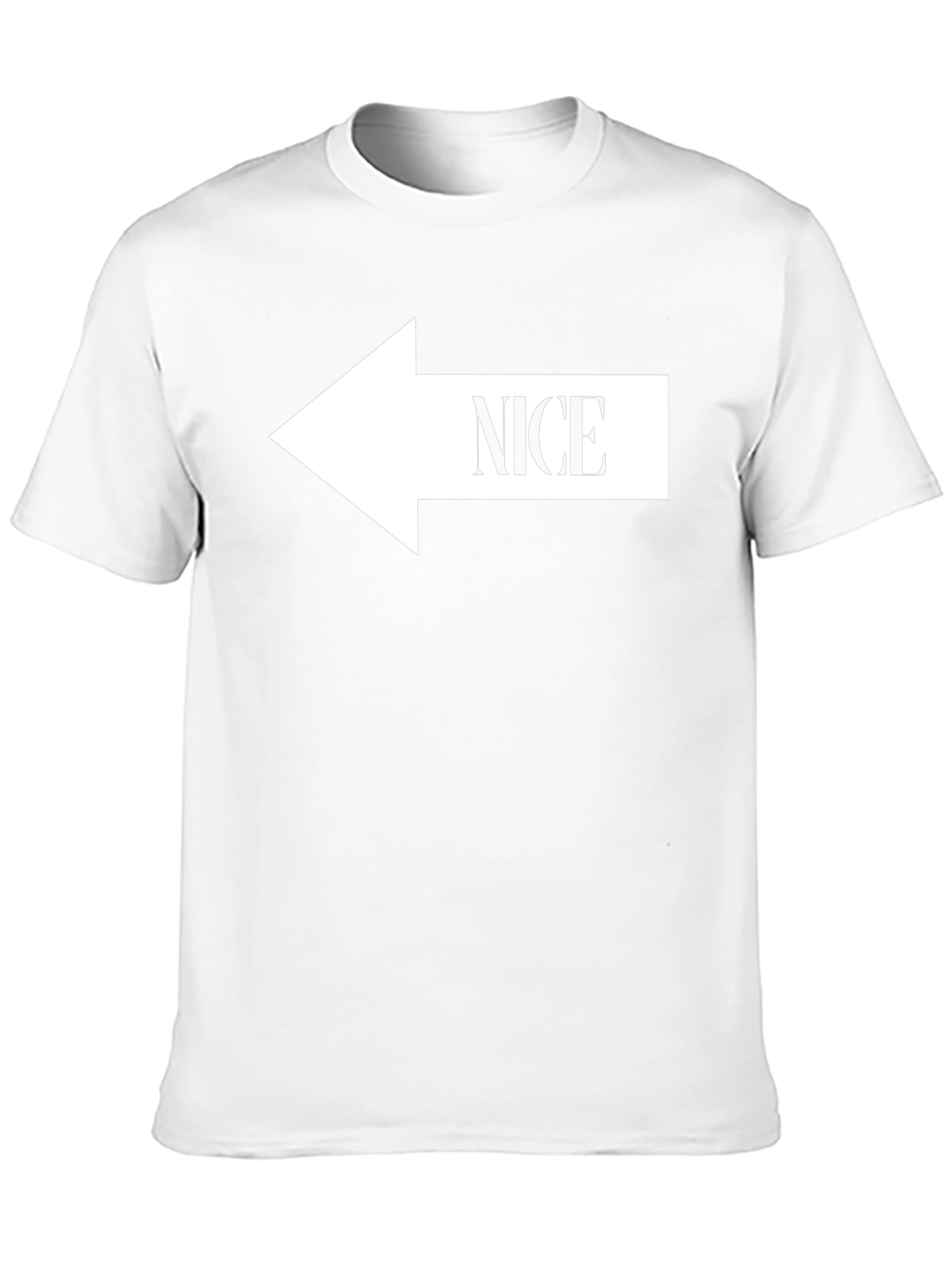 Camiseta Negra con Flecha NICE para Hombre