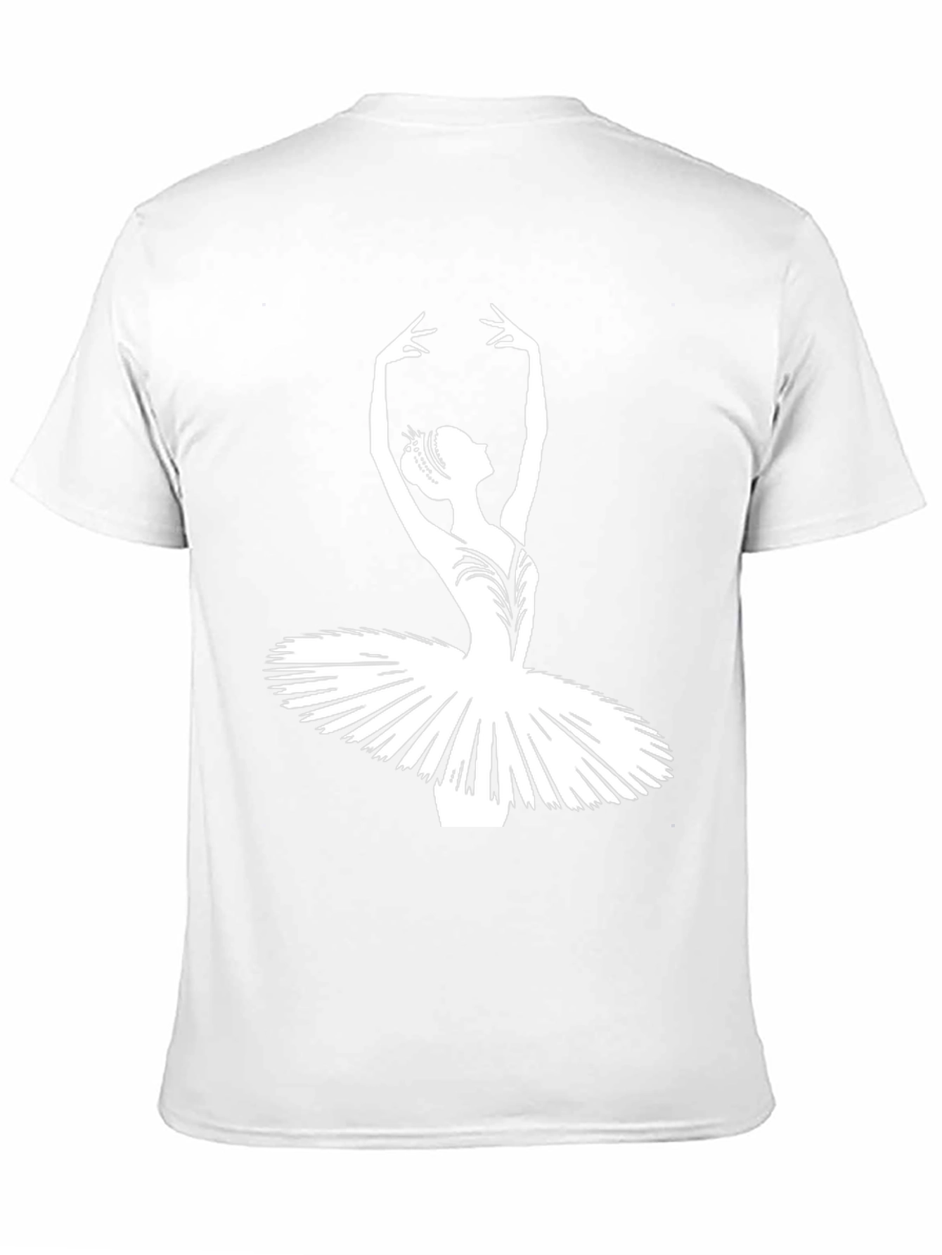 Camiseta Negra con Bailarina Clásica