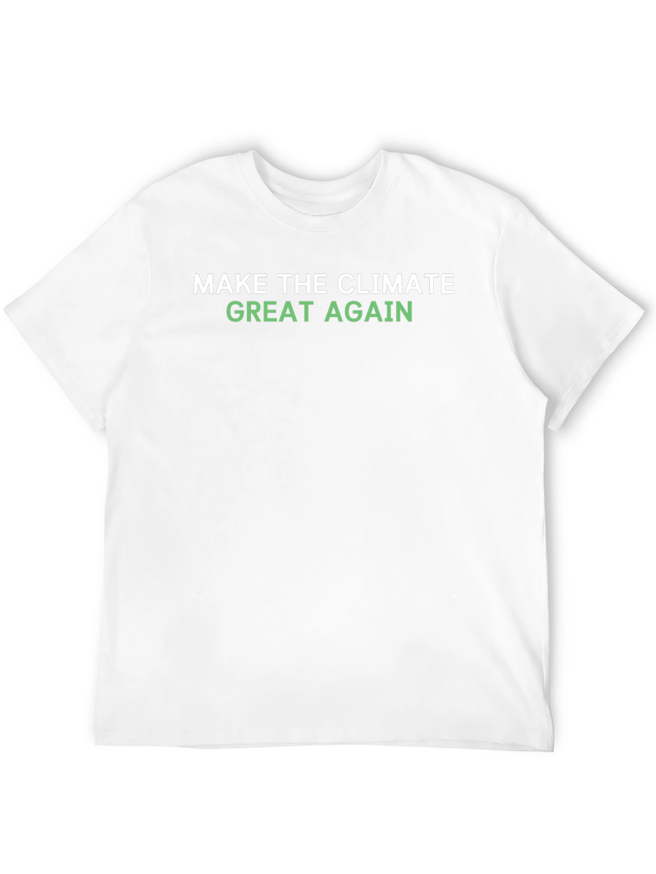 Camiseta Negra: Make Climate Great Again