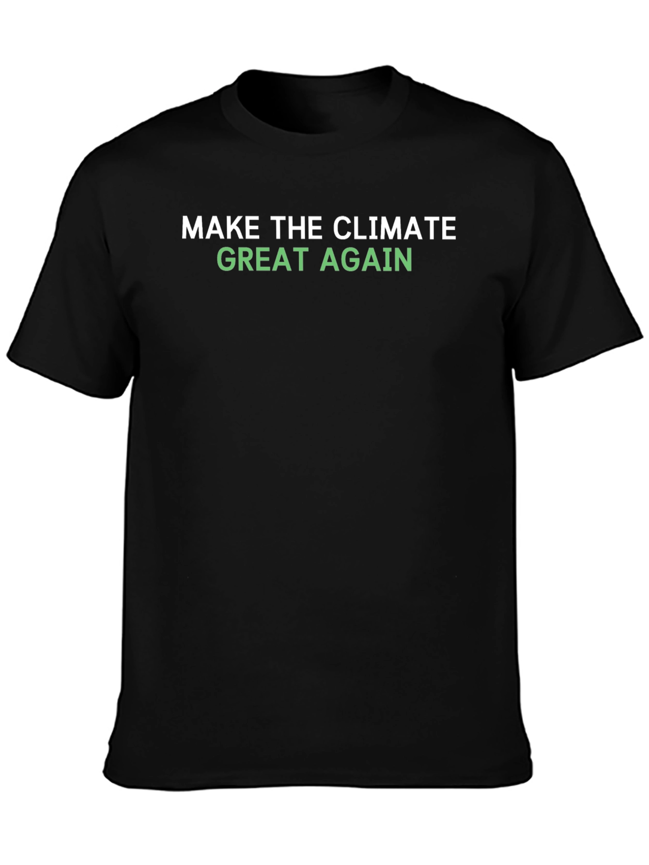 Camiseta Negra: Make Climate Great Again
