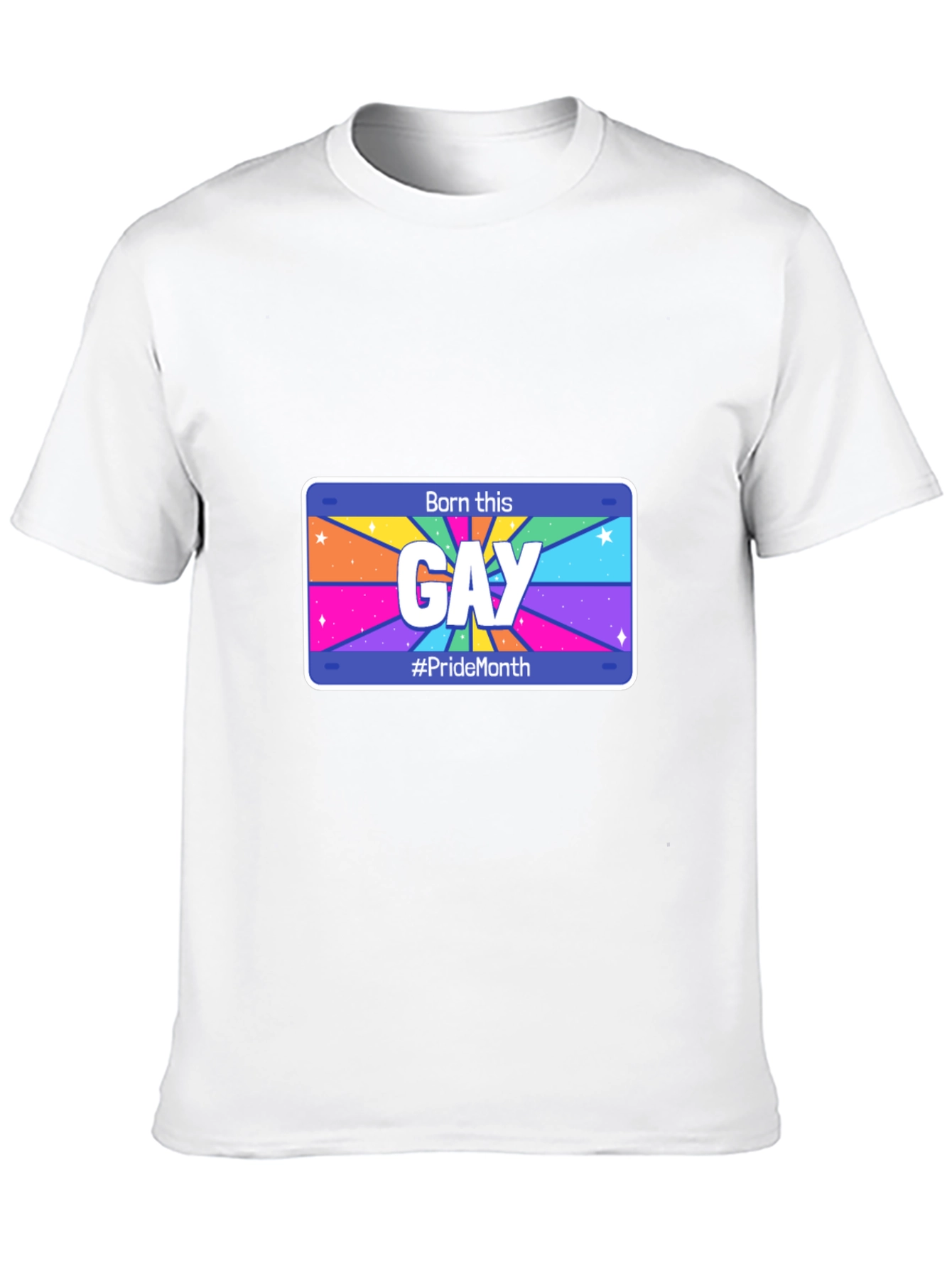 Camiseta Negra con Diseño Orgullo Gay