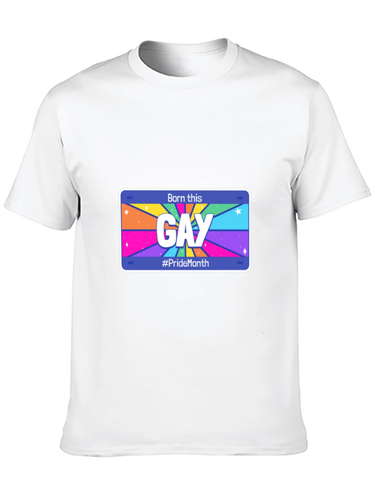 Camiseta Negra con Diseño Orgullo Gay
