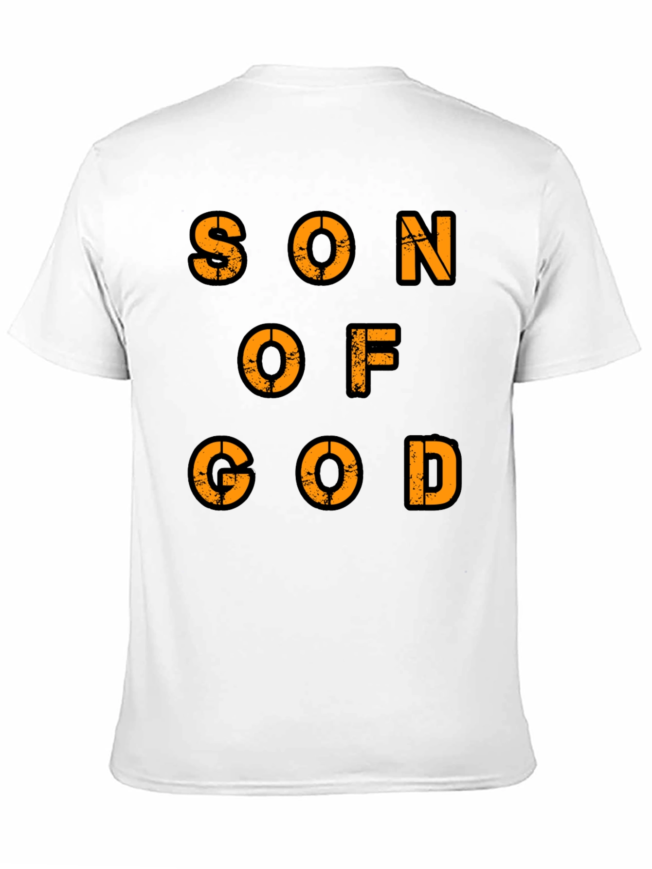 Camiseta Negra con Texto Hijo de Dios