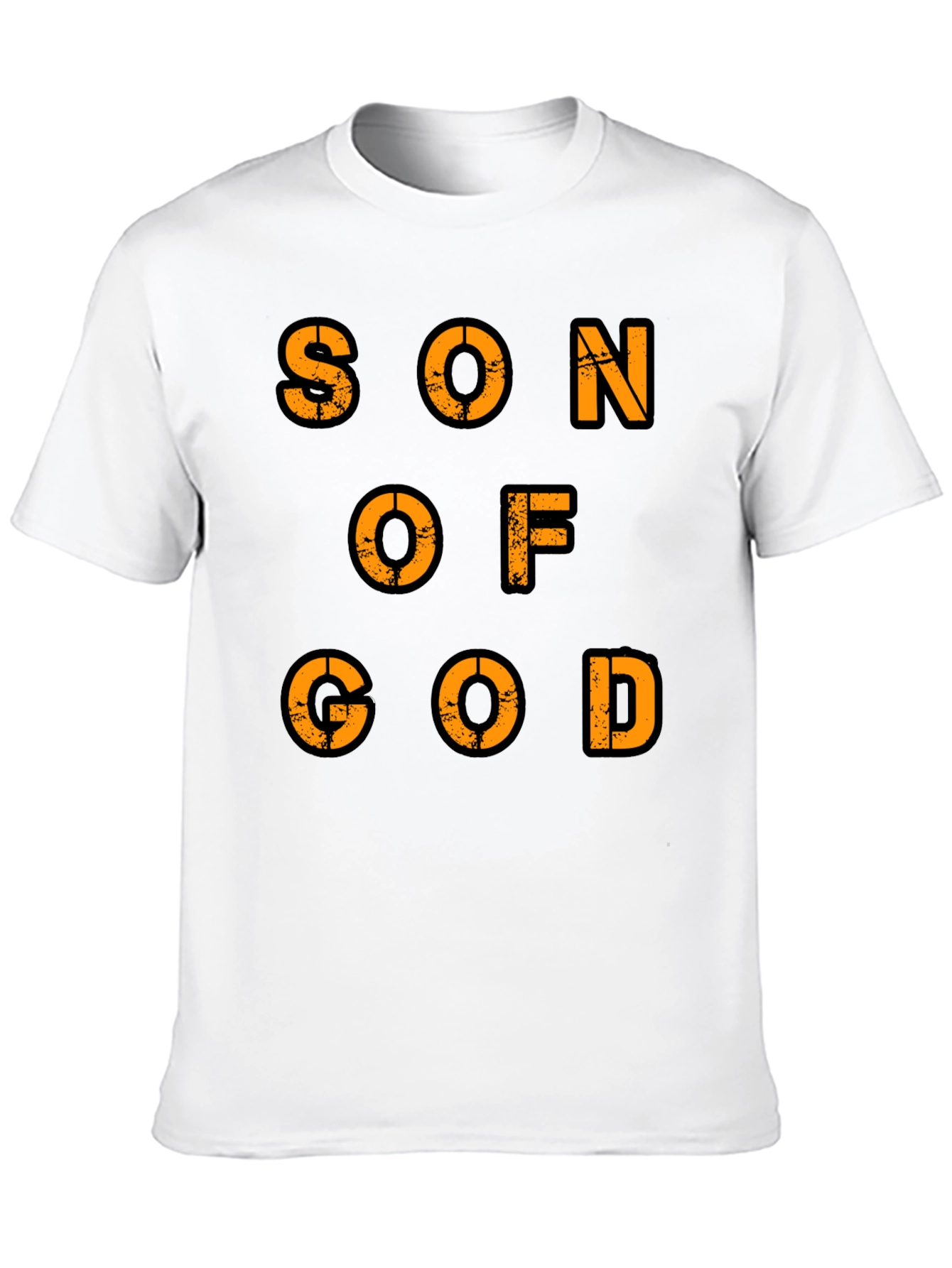 Camiseta Negra con Texto Hijo de Dios