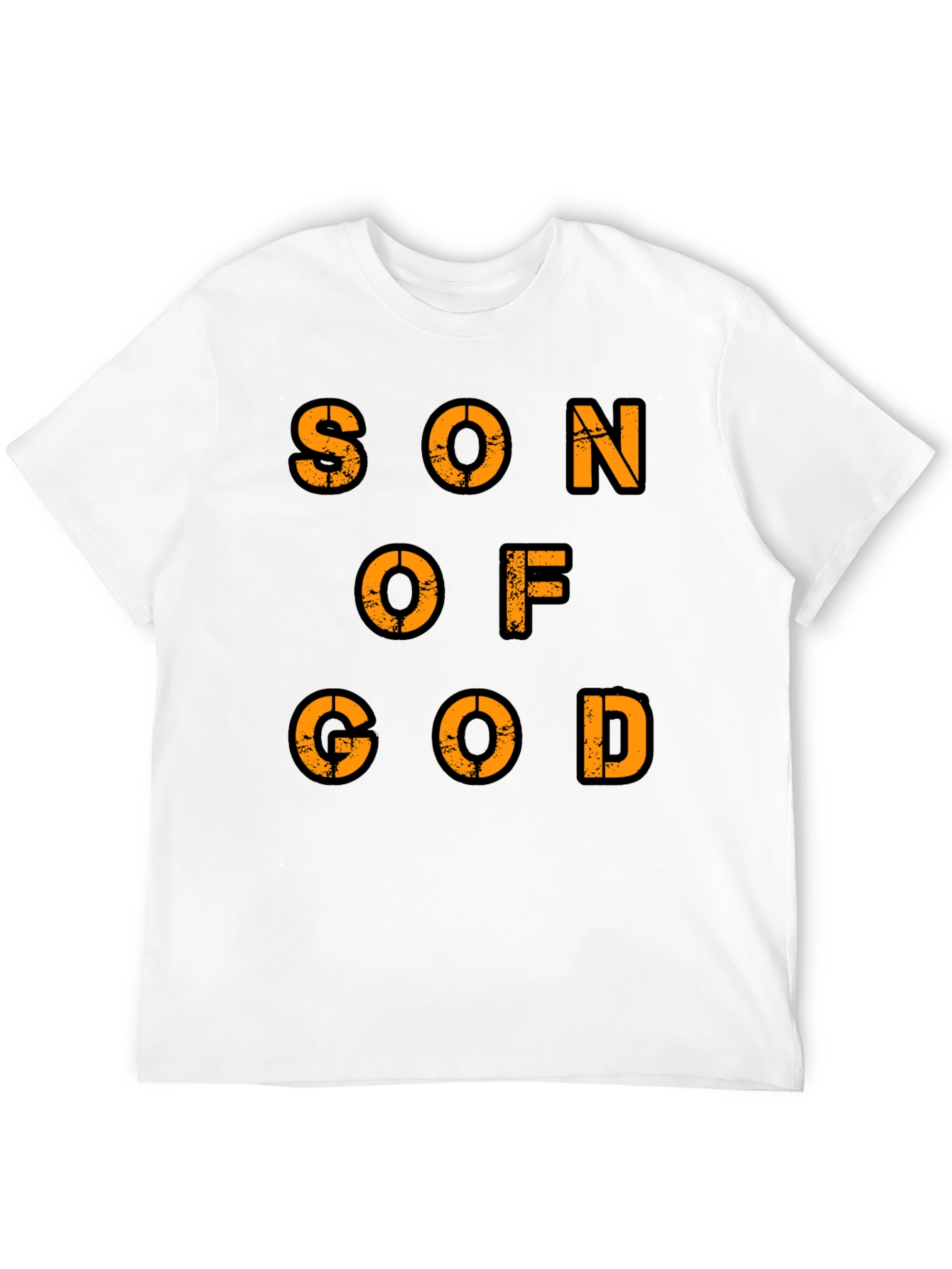 Camiseta Negra con Texto Hijo de Dios