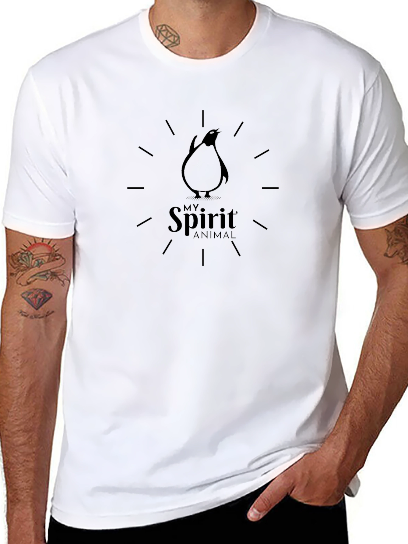Camiseta Negra Mi Animal Espiritual