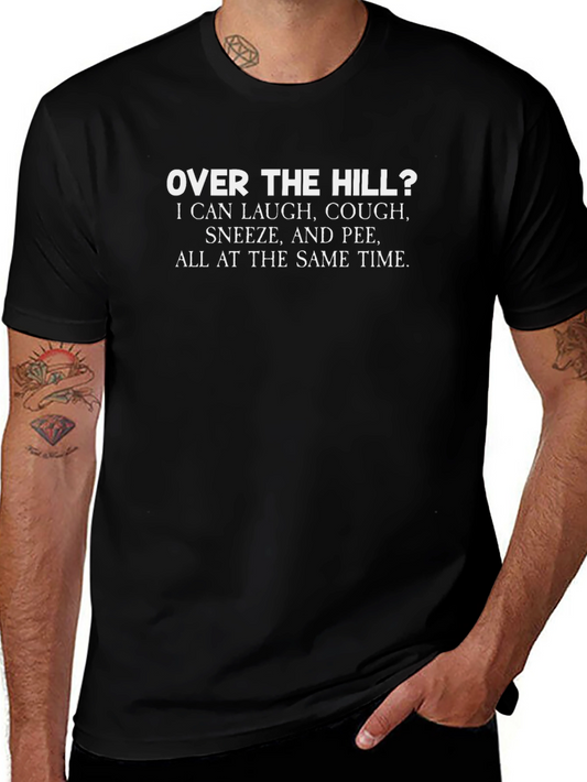 Camiseta Over the Hill? Humorística Negra