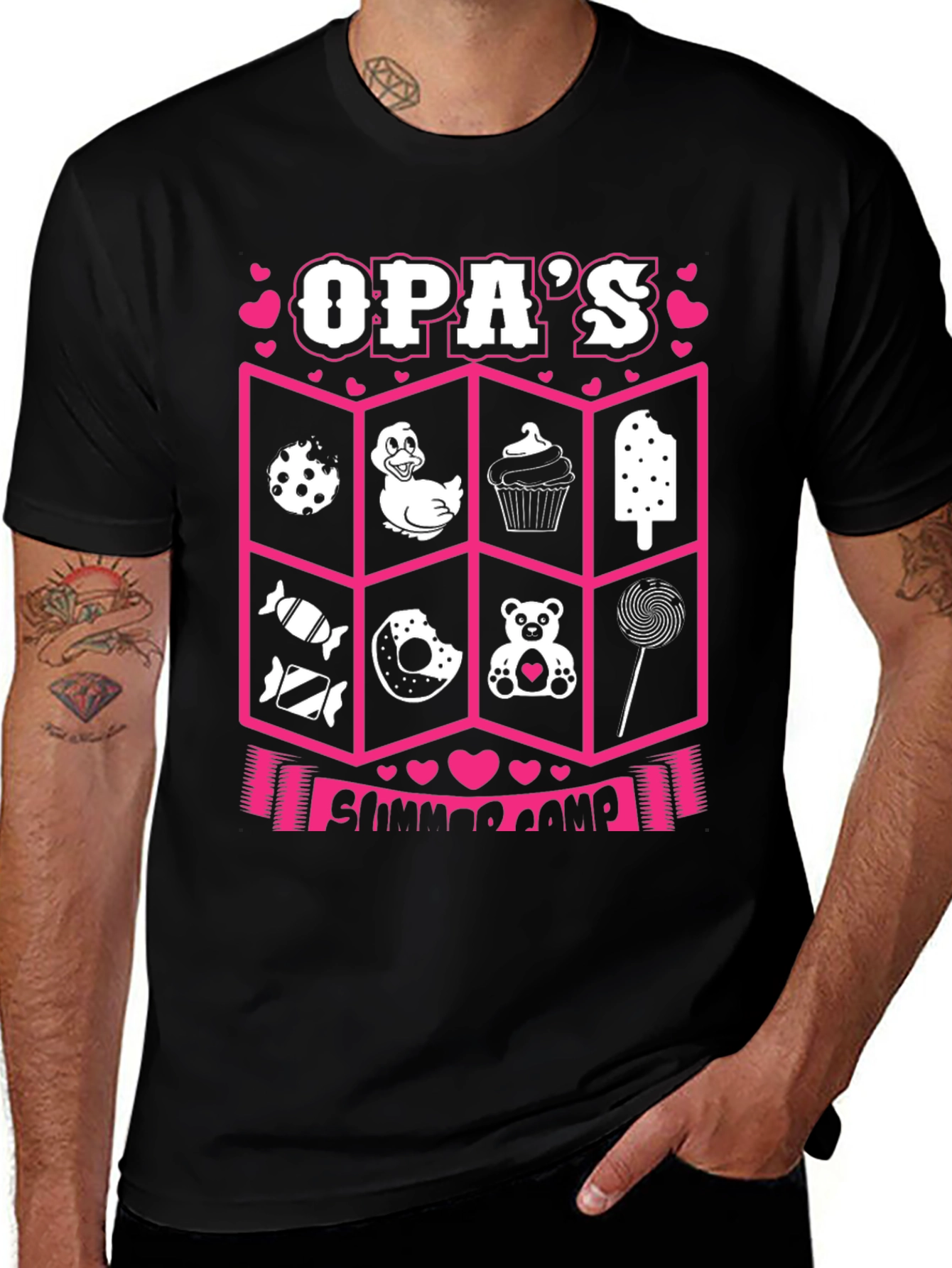 Camiseta Opas Summer Camp Divertida