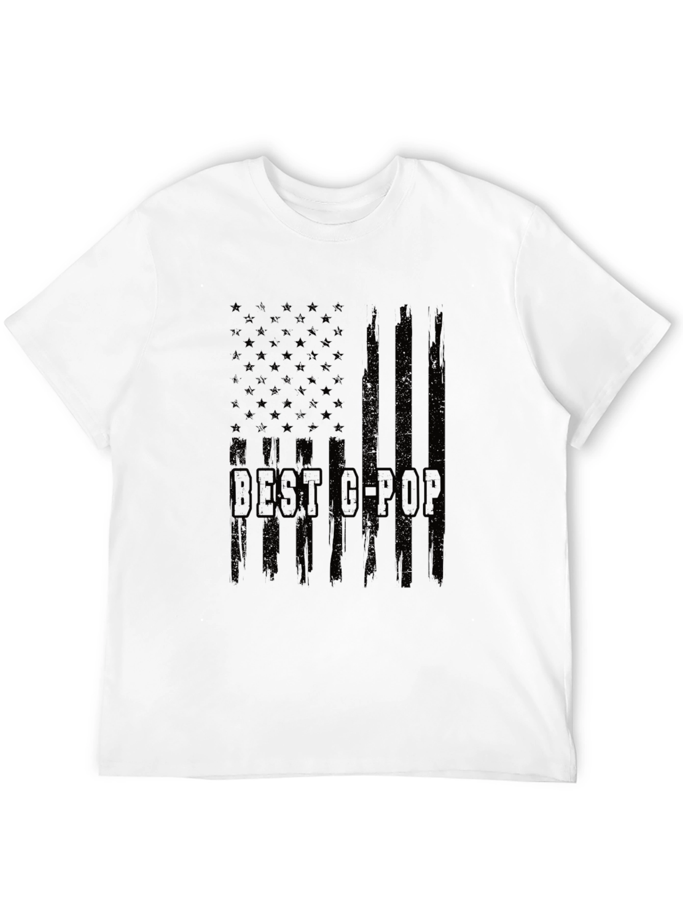 Camiseta Negra Estilo Americano C-POP