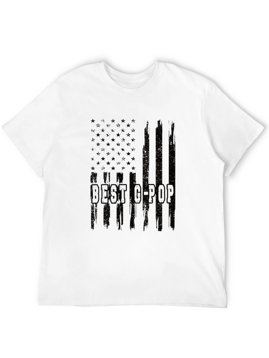 Camiseta Negra Estilo Americano C-POP
