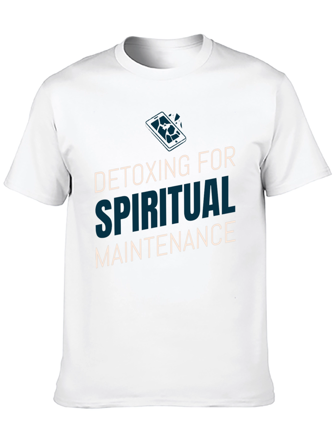 Camiseta Negra Detox Espiritual - Hombre