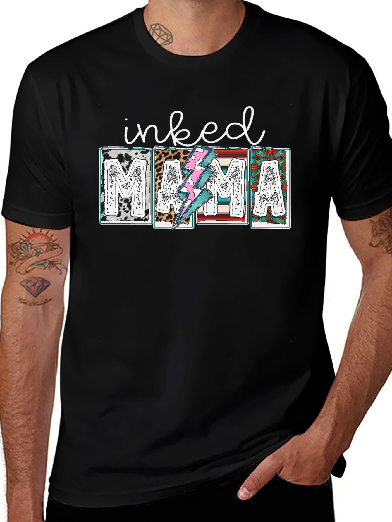 Camiseta Inked Mama Estampada