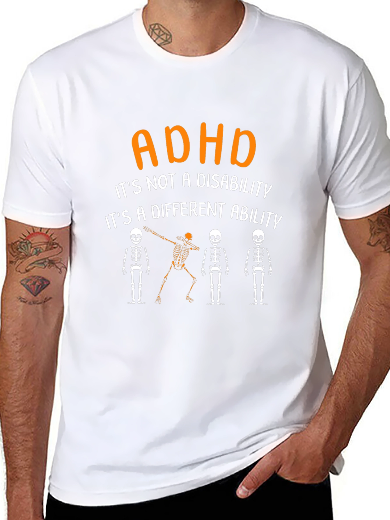 Camiseta ADHD: No es Discapacidad es una Habilidad Diferente