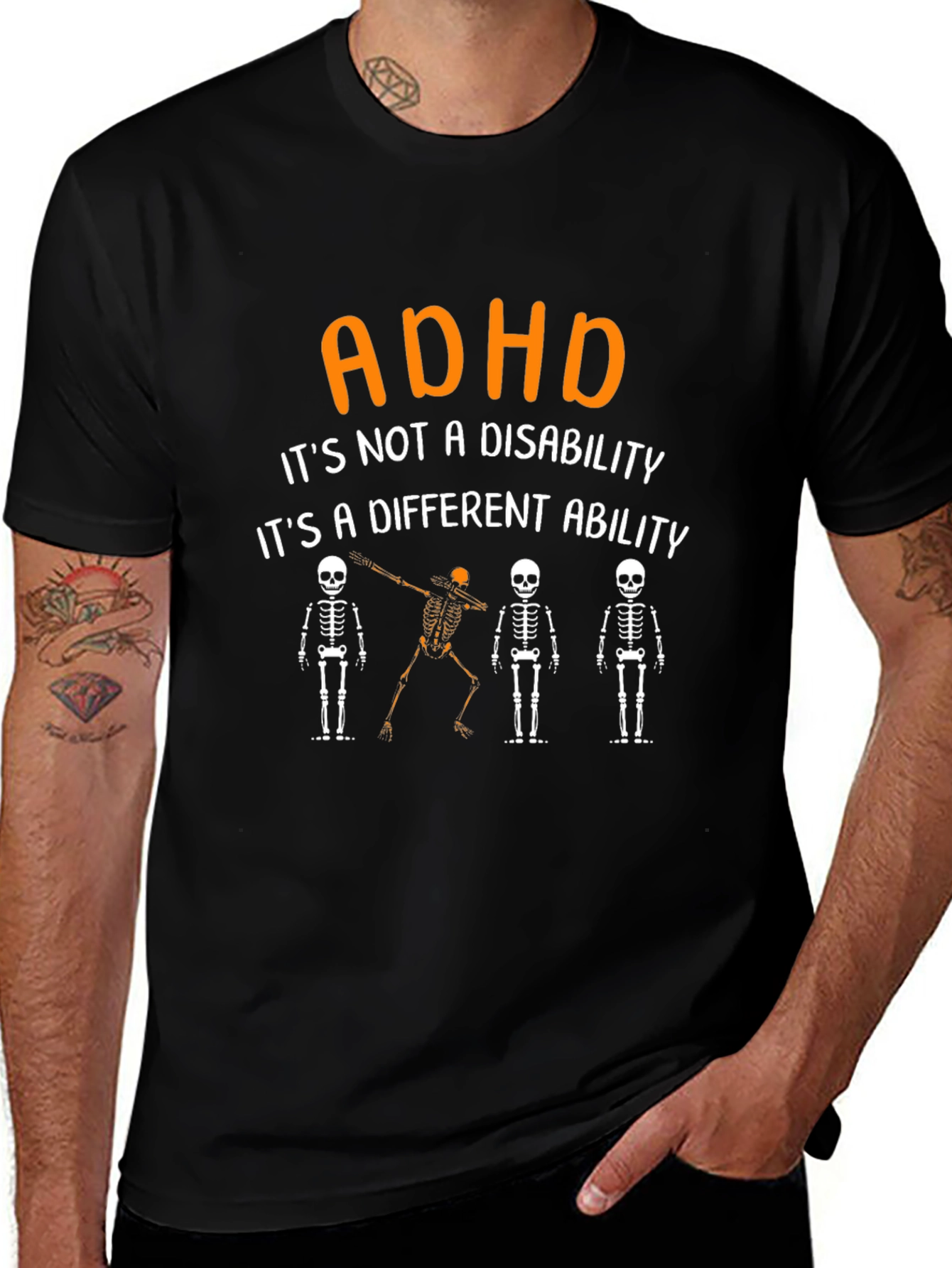 Camiseta ADHD: No es Discapacidad es una Habilidad Diferente