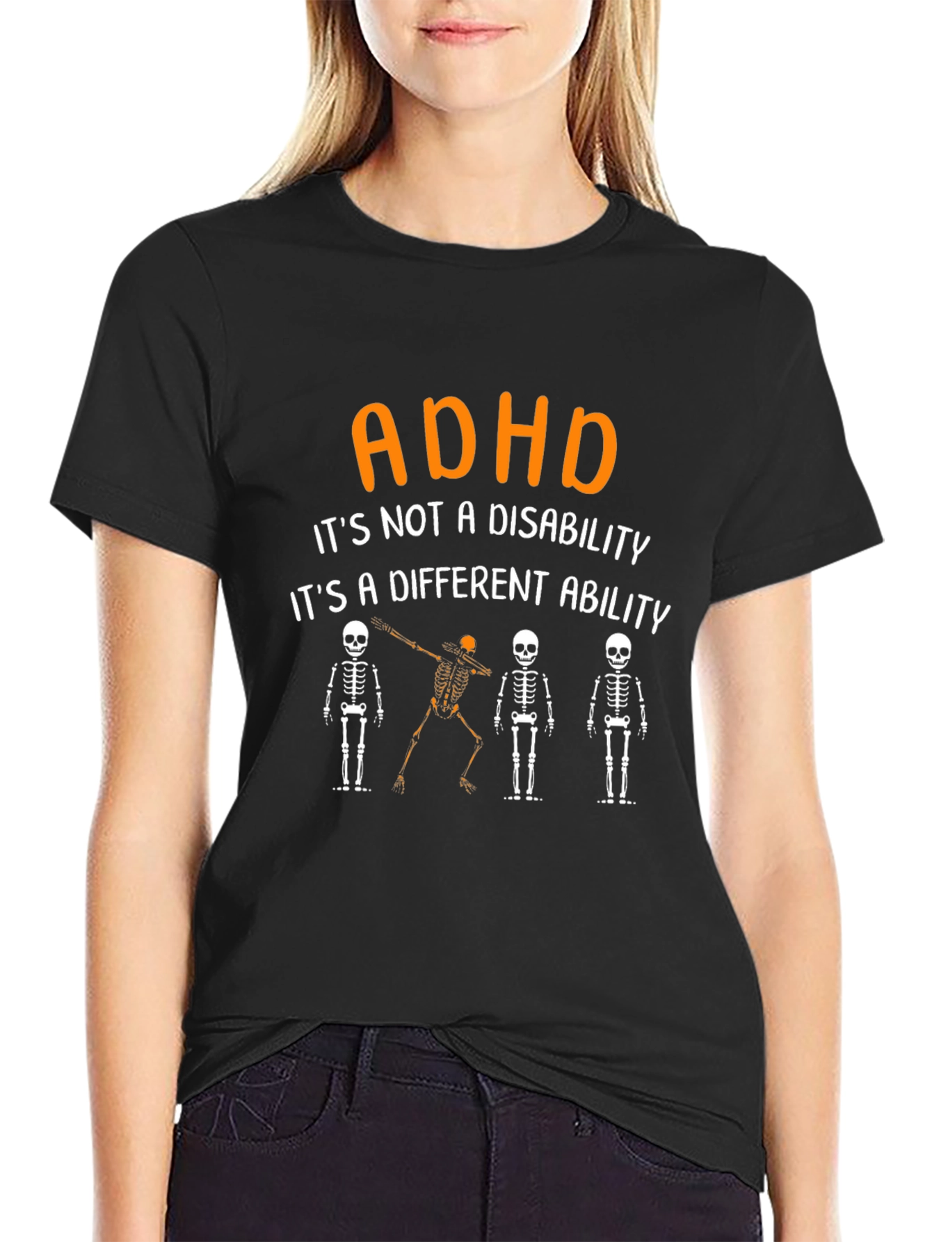 Camiseta ADHD: No es Discapacidad es una Habilidad Diferente