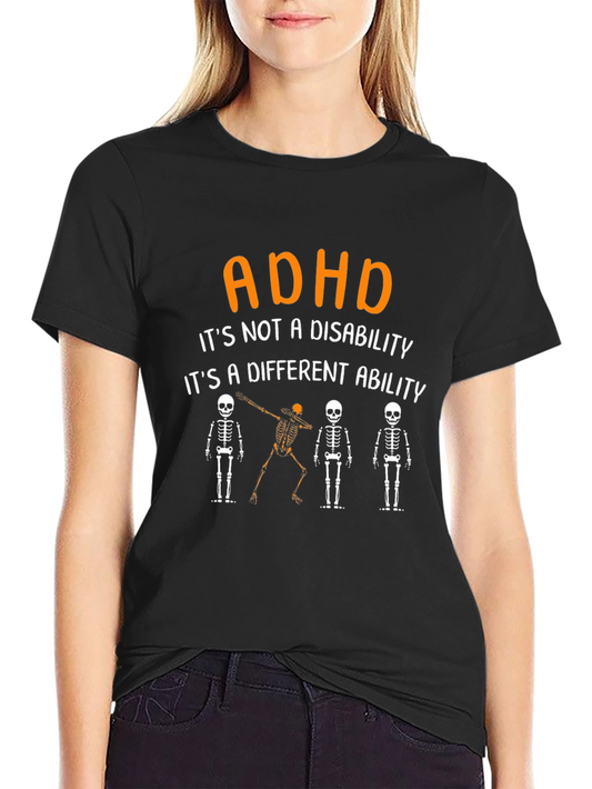 Camiseta ADHD: No es Discapacidad es una Habilidad Diferente