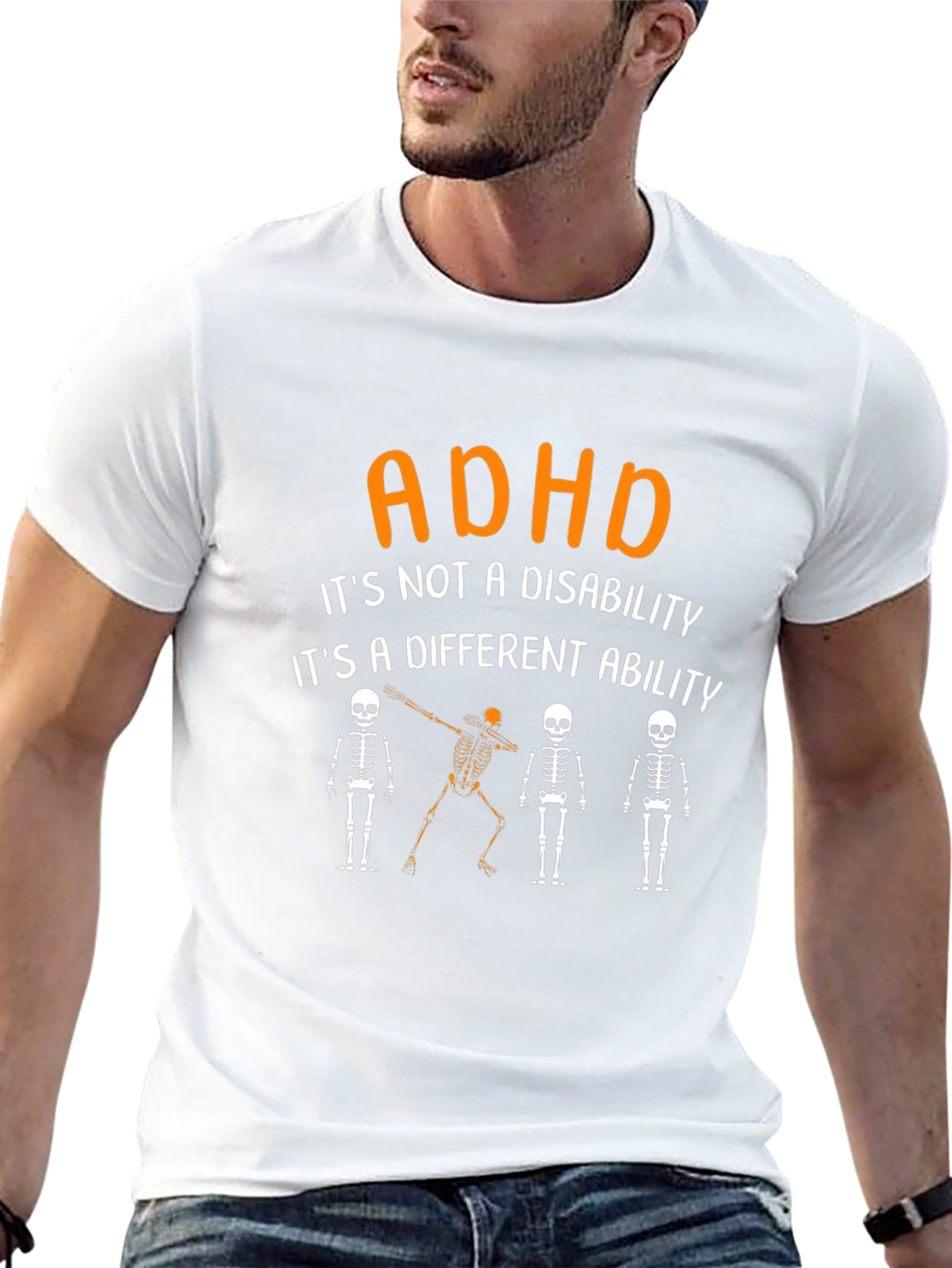 Camiseta ADHD: No es Discapacidad es una Habilidad Diferente