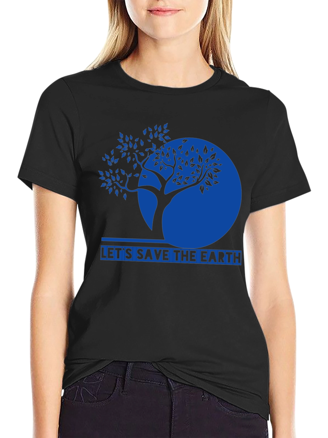 Camiseta Negra Salvemos la Tierra