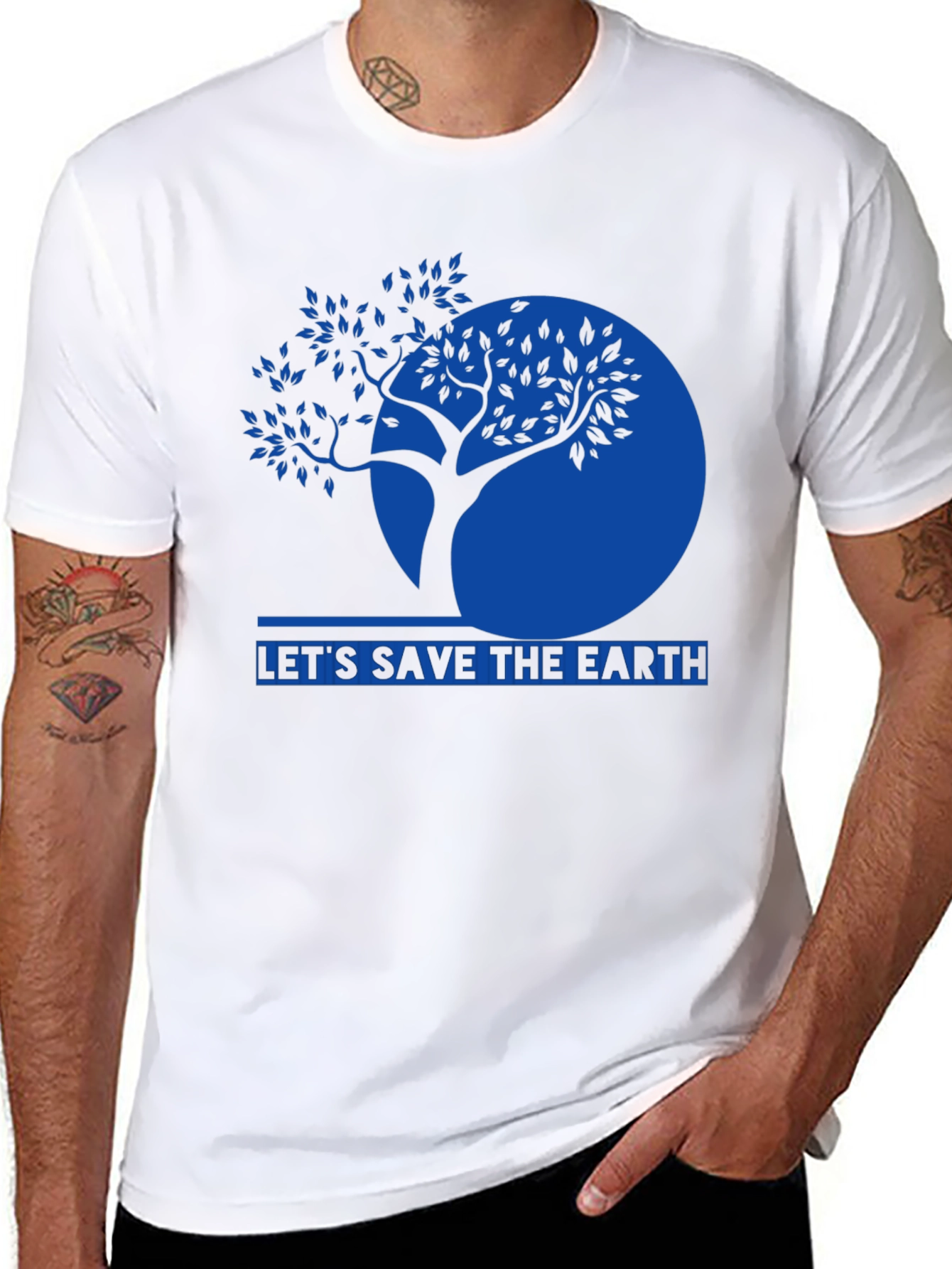 Camiseta Negra Salvemos la Tierra