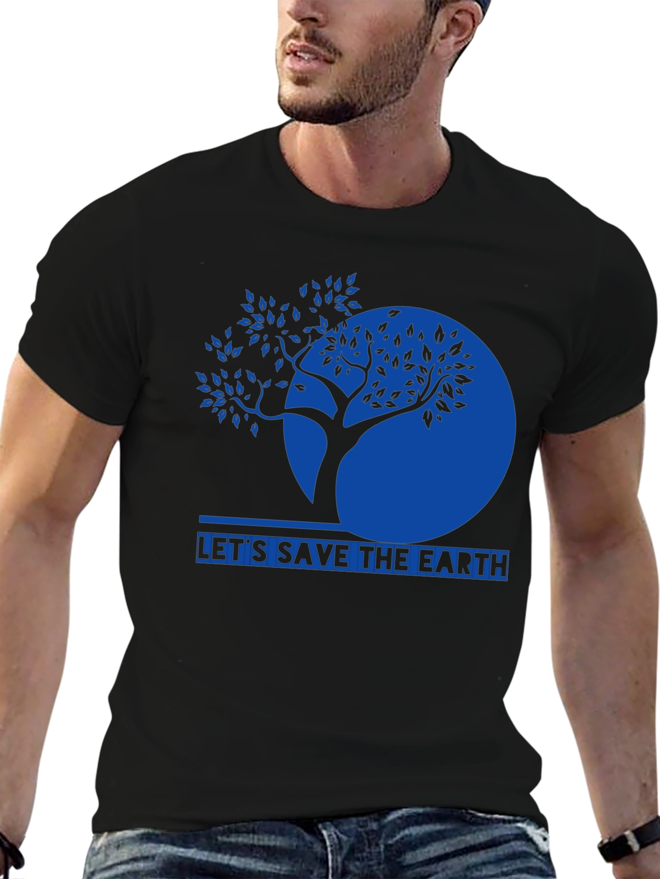 Camiseta Negra Salvemos la Tierra