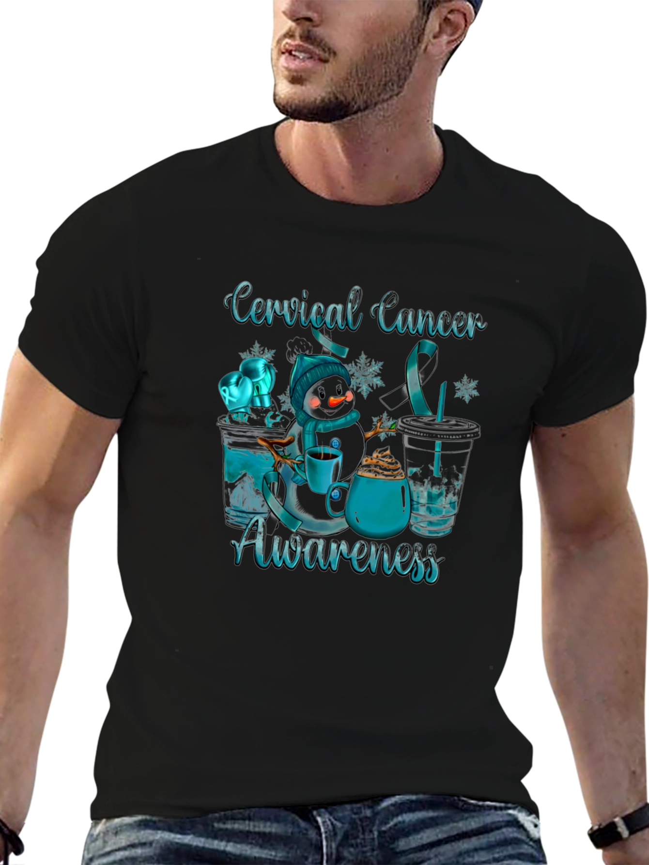Camiseta Concienciación Cáncer Cervical Invierno