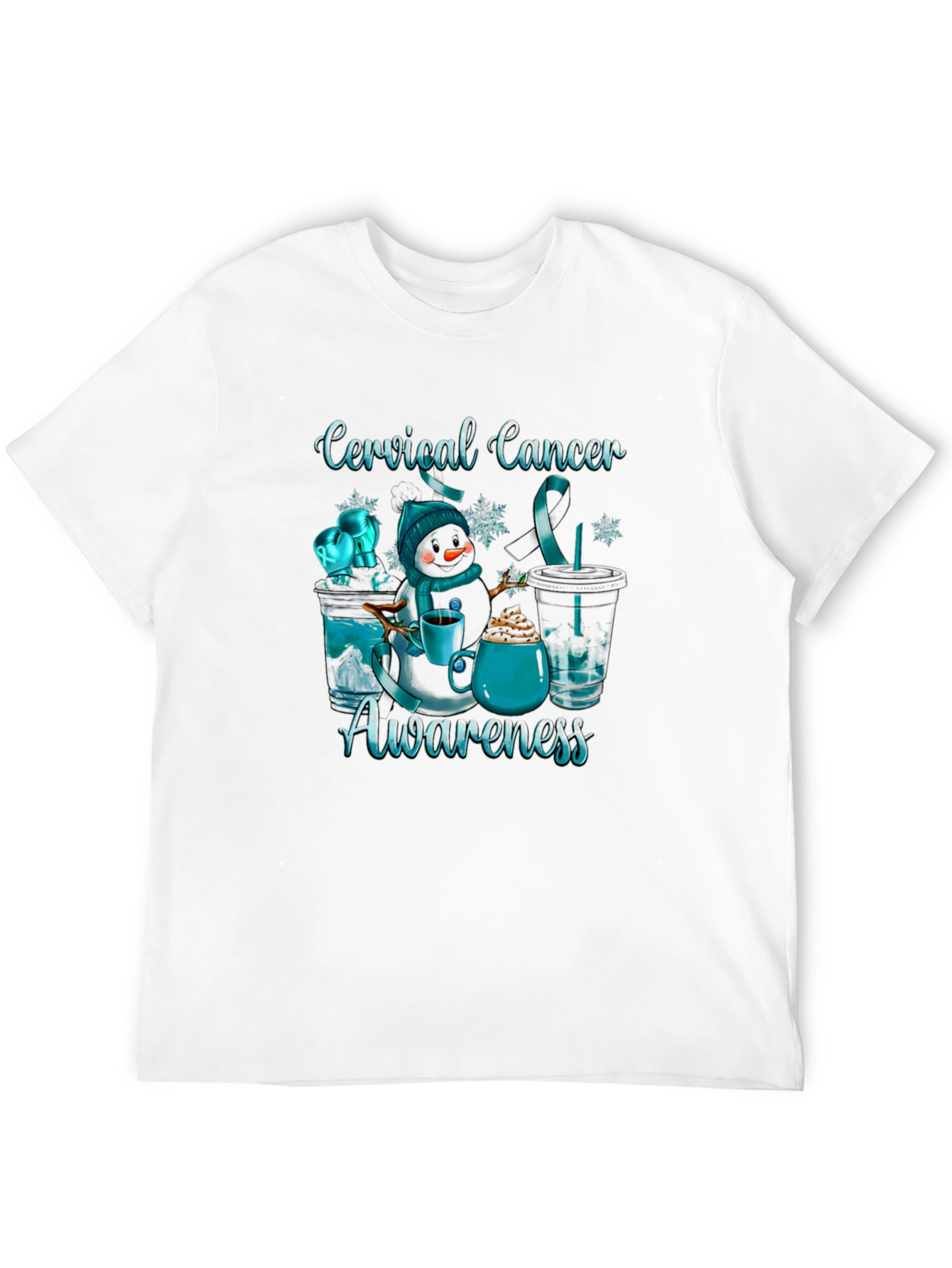 Camiseta Concienciación Cáncer Cervical Invierno