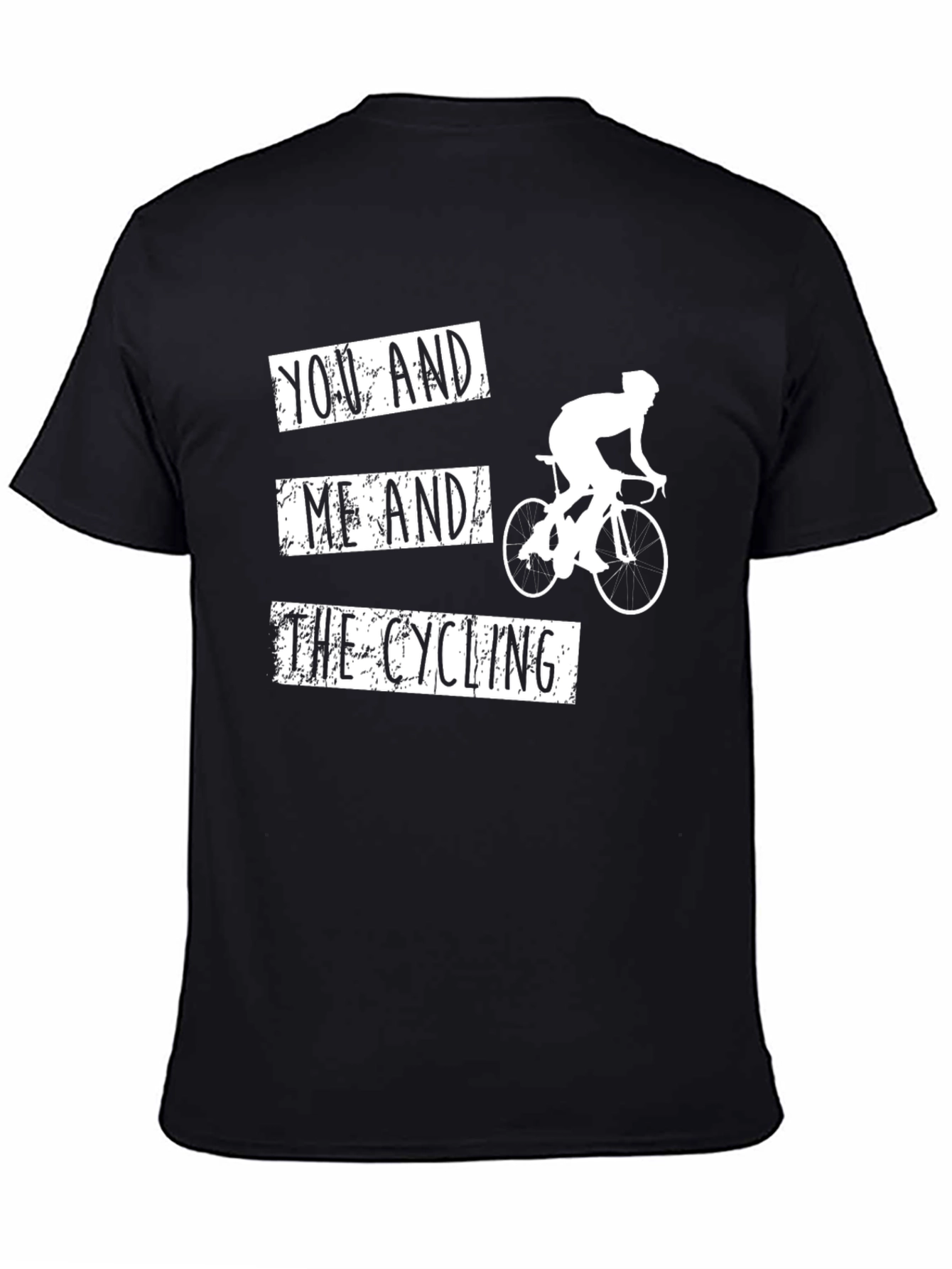 Camiseta Ciclismo Tú Yo y el Ciclismo - Negra