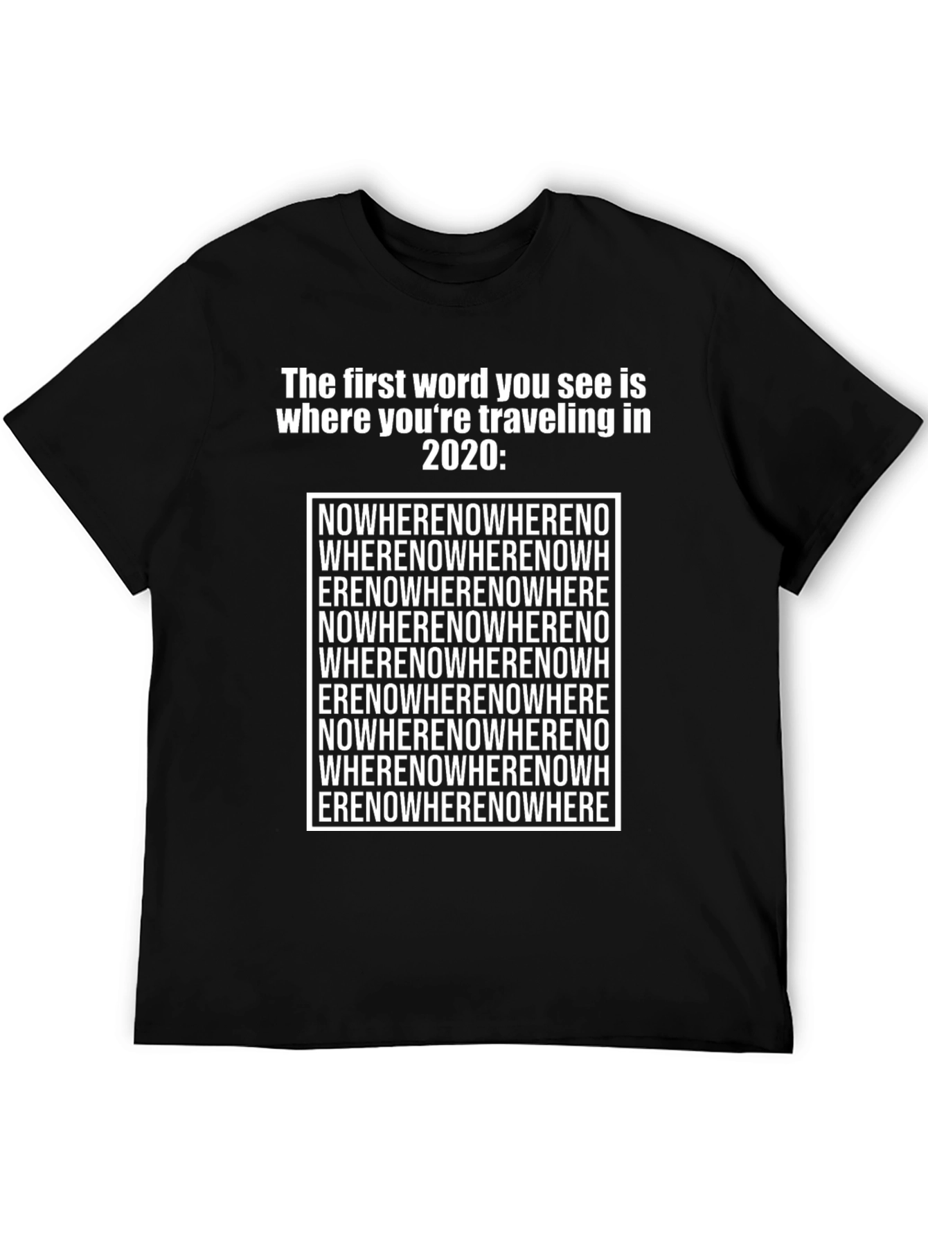 Camiseta Humorística de Viaje: ¿A dónde en 2020?