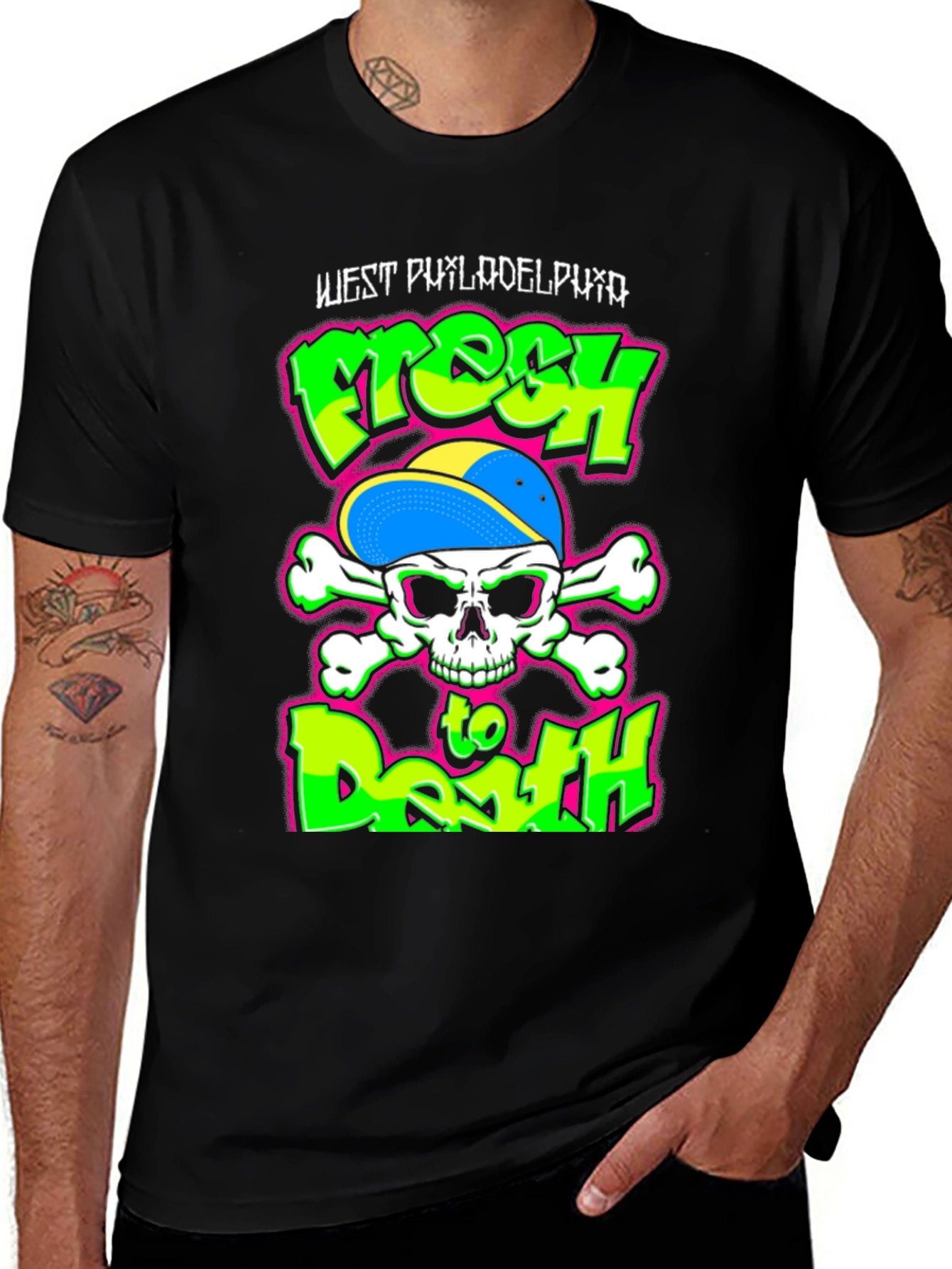 Camiseta Negra Fresh to Death