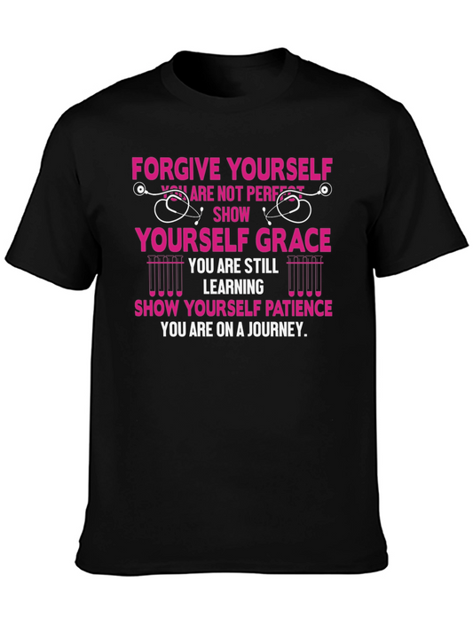 Camiseta Negra con Mensaje Motivacional para Profesionales
