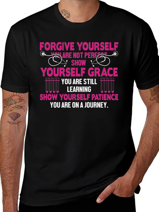 Camiseta Negra con Mensaje Motivacional para Profesionales