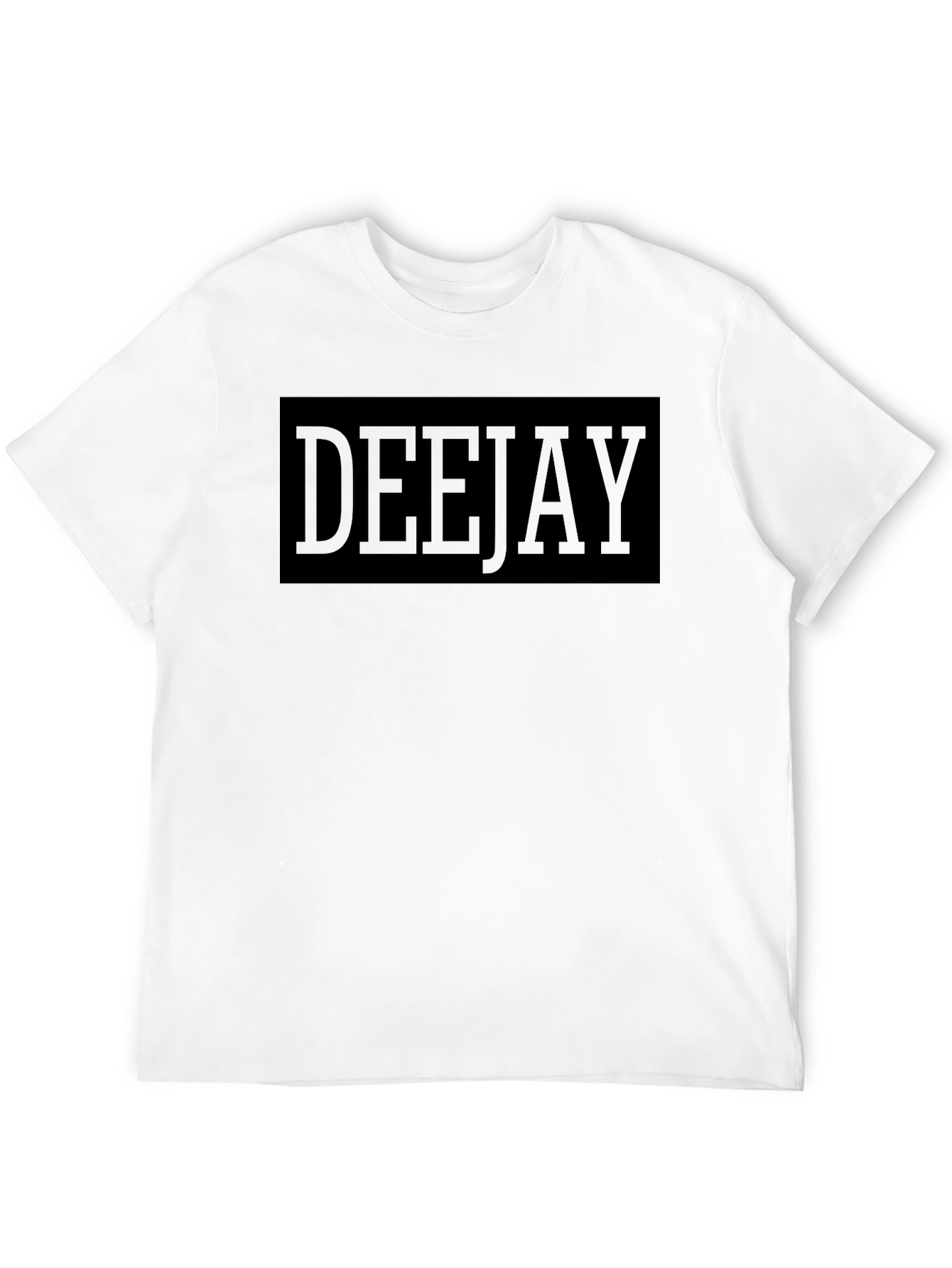 Camiseta Negra DEEJAY - Estilo Urbano