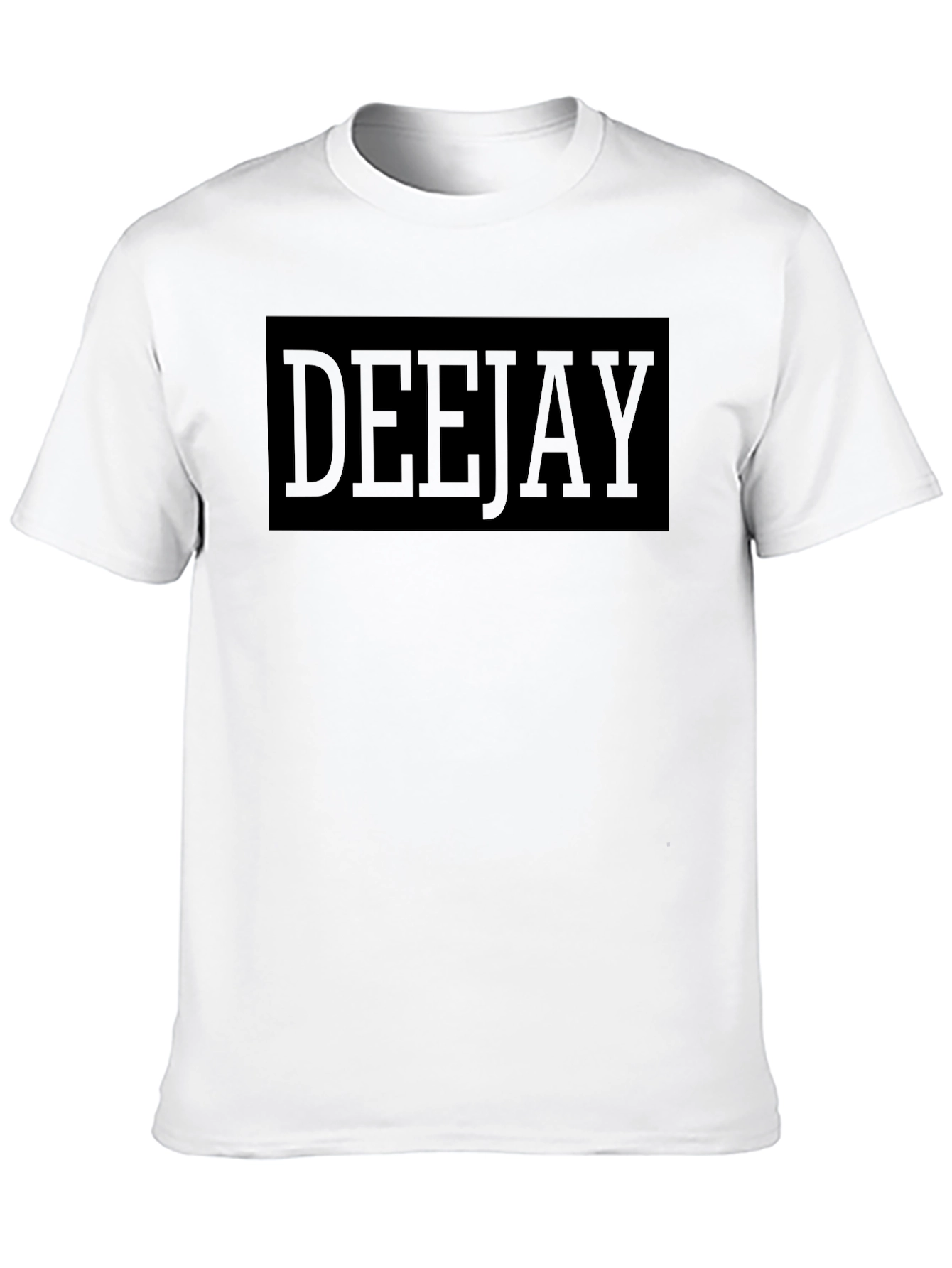 Camiseta Negra DEEJAY - Estilo Urbano
