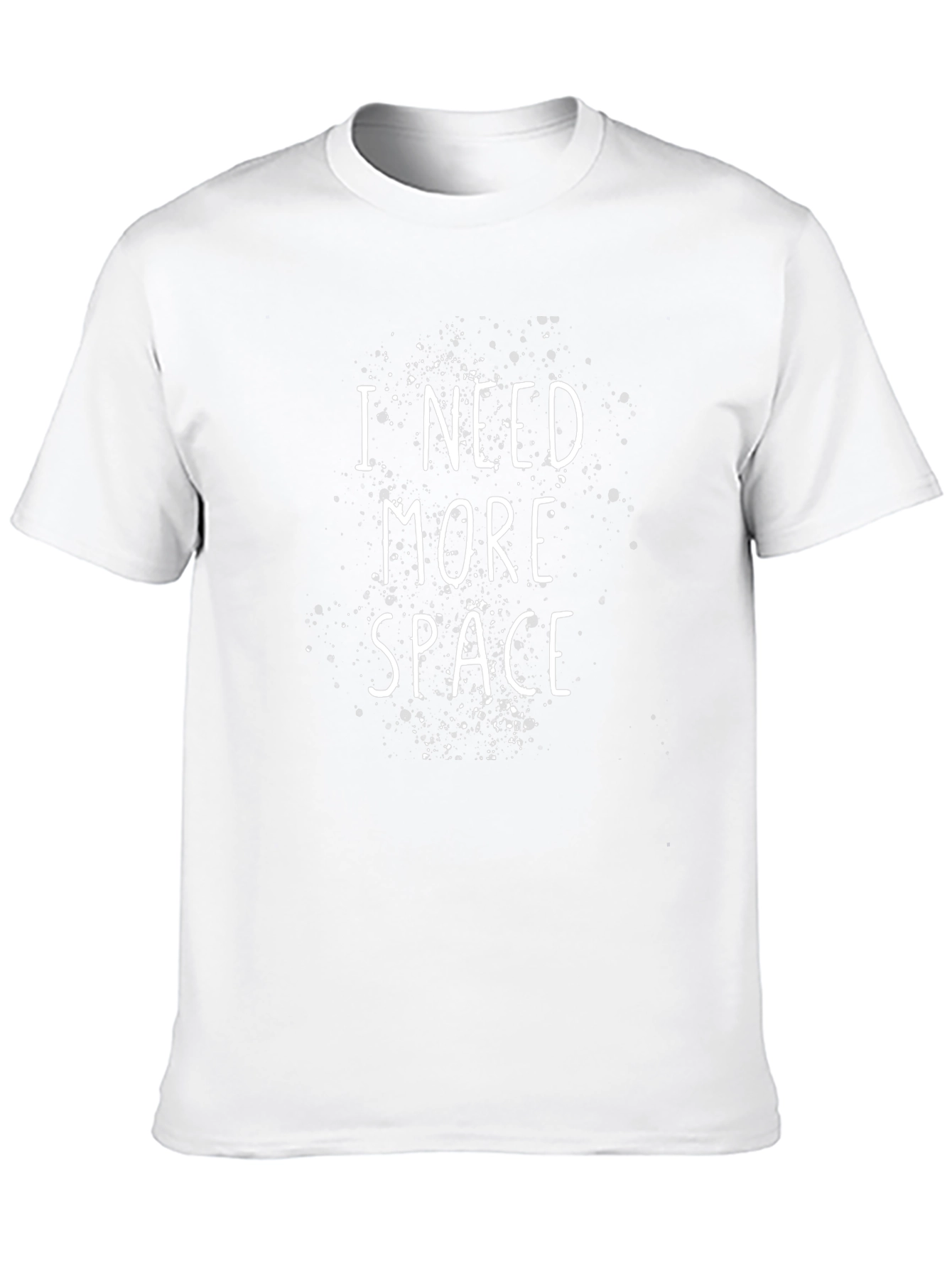 Camiseta Negra: Necesito Más Espacio