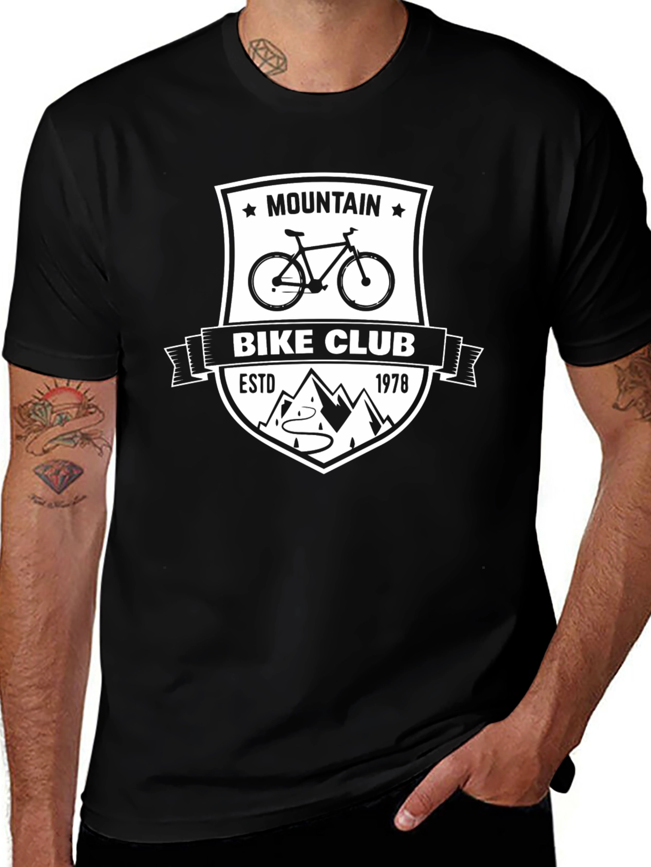 Camiseta Negra Mountain Bike Club